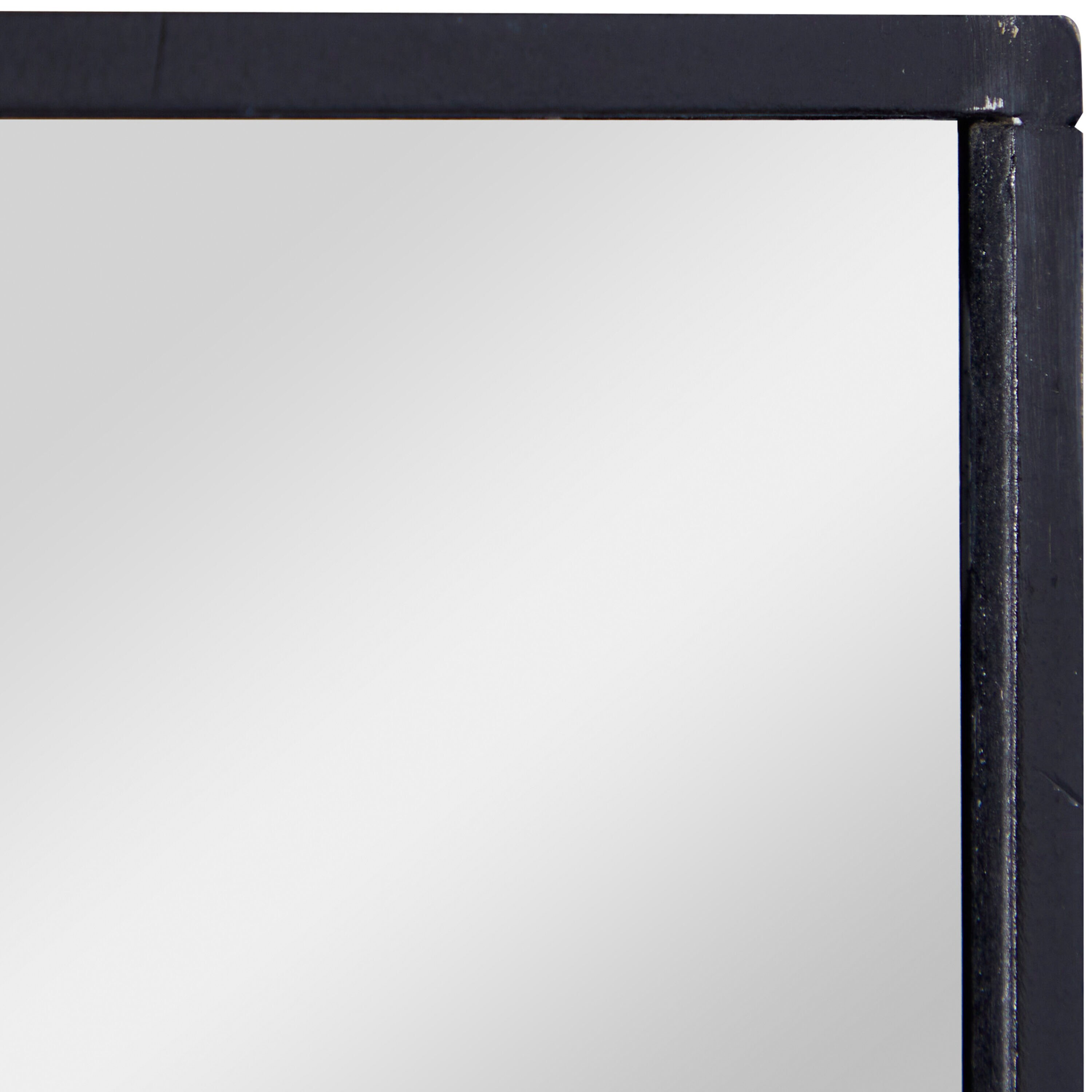 Sleek Black Wood Rectangular Dresser Mirror 18" x 32"