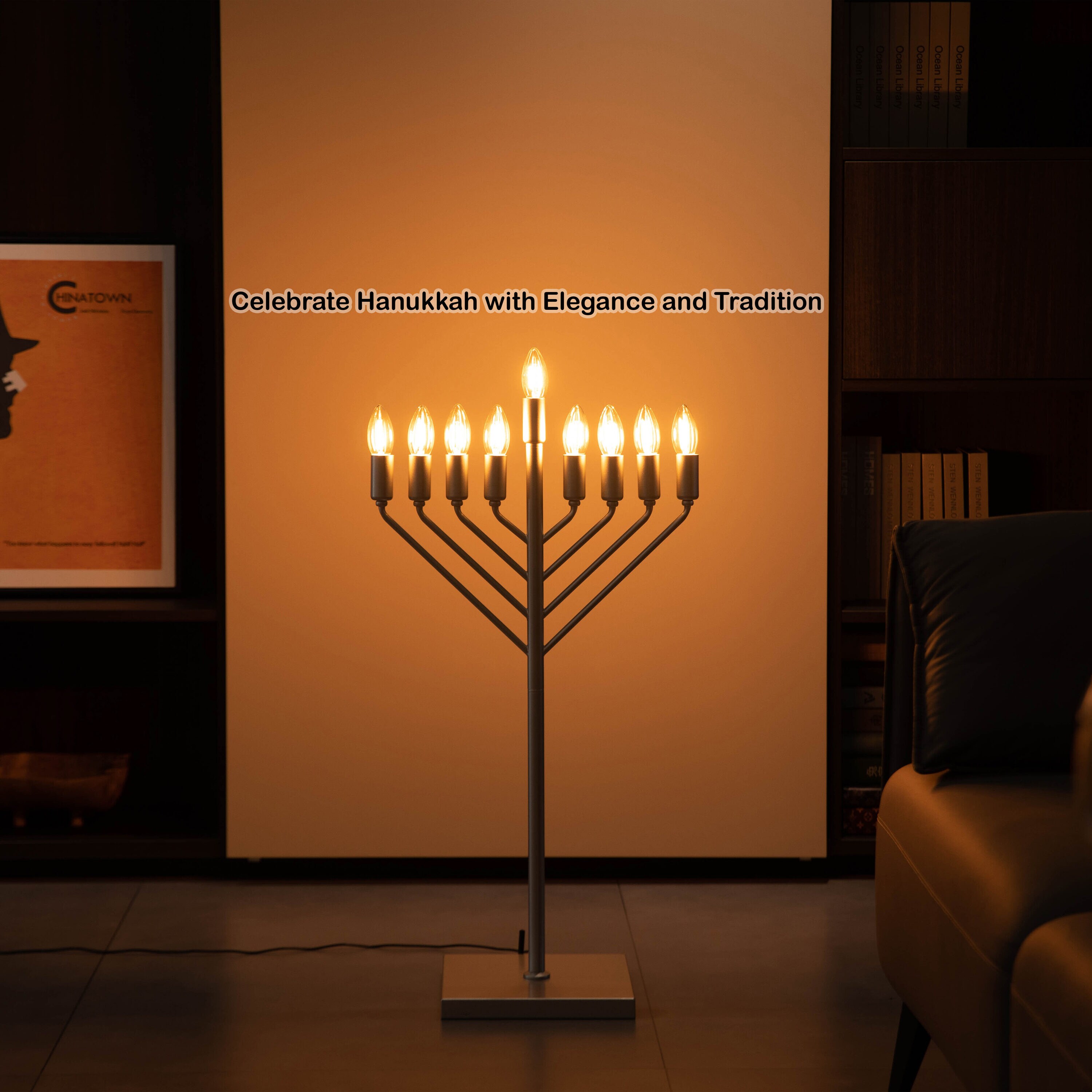 Vintiquewise QI004693SL Indoor-Hanakkah-Decor - View #3