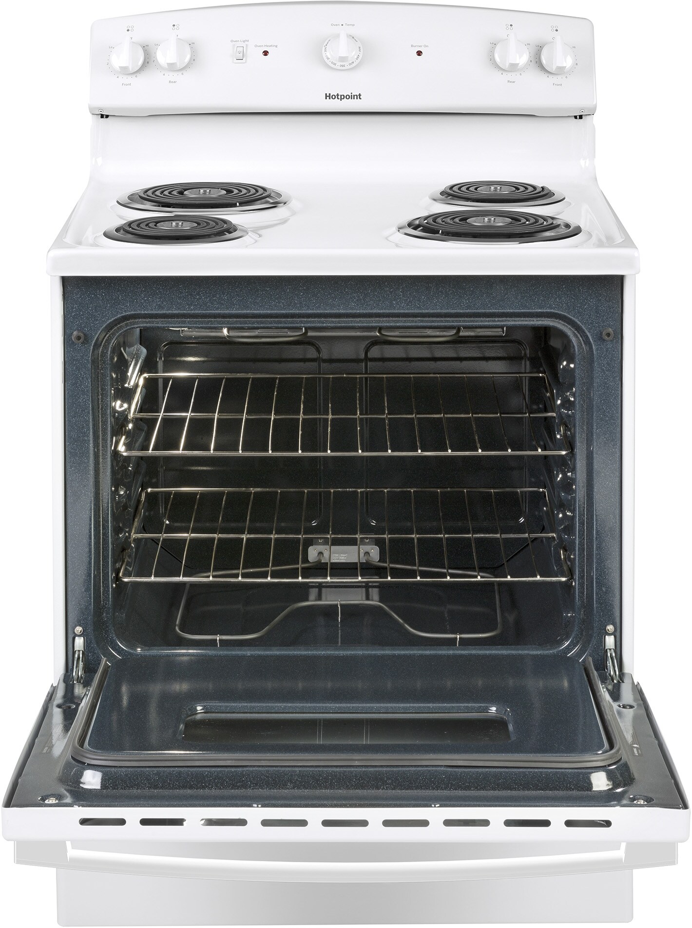 Hotpoint 30-in 4 Burners 5-cu ft Freestanding Electric Range (White)