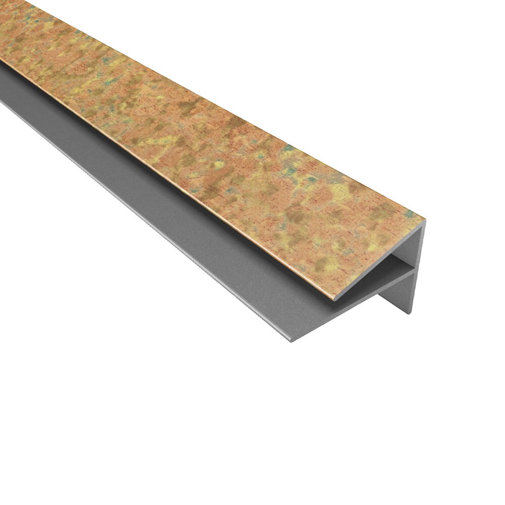 ACP 178-19 0.75-in W x 48-in L Cracked Copper PVC Tile Edge Trim
