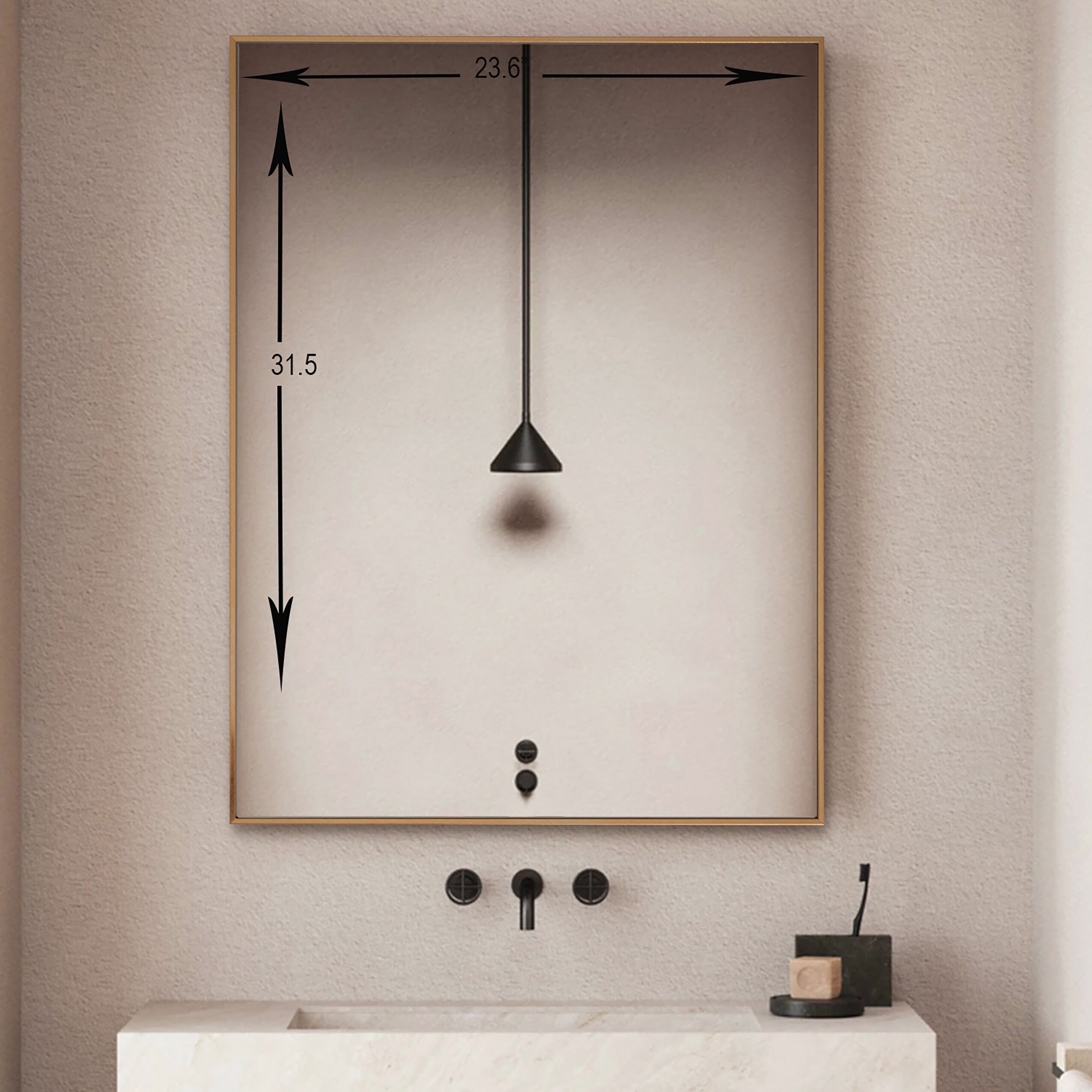 Decor Wonderland B0061LK60G Framed-Bath-Mirrors - View #5