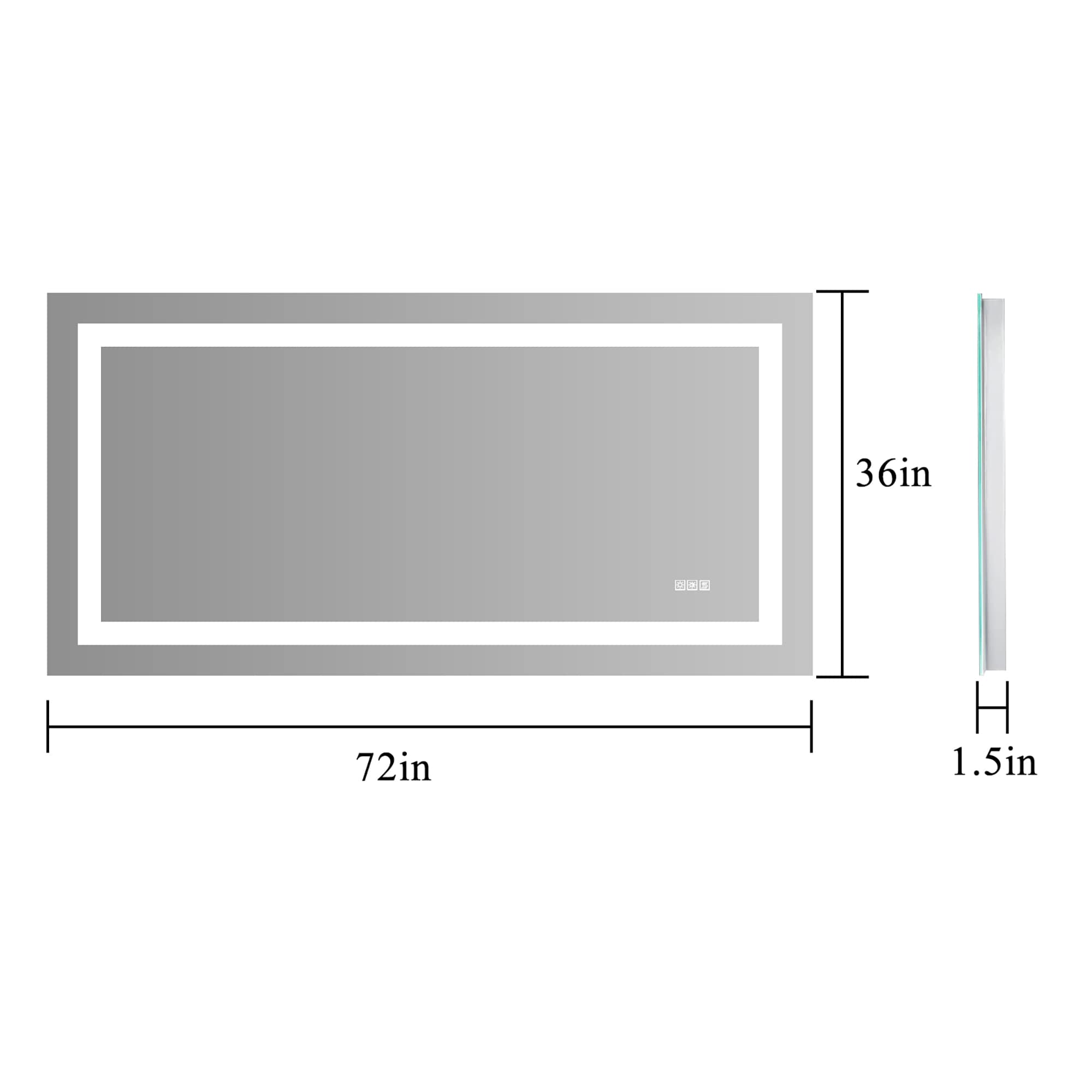 WELLFOR AY1340-7236 Framed-Bath-Mirrors - View #7