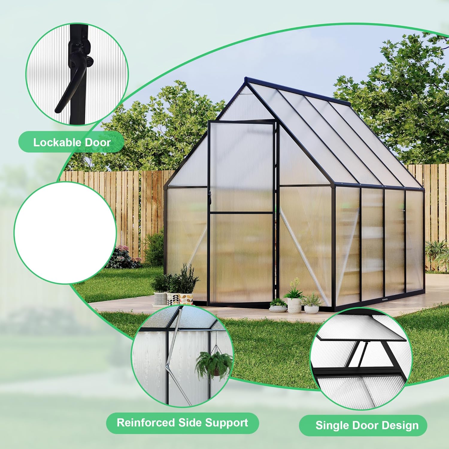 GAOMON CQC-P5VVLX-T0F8 greenhouses - View #6