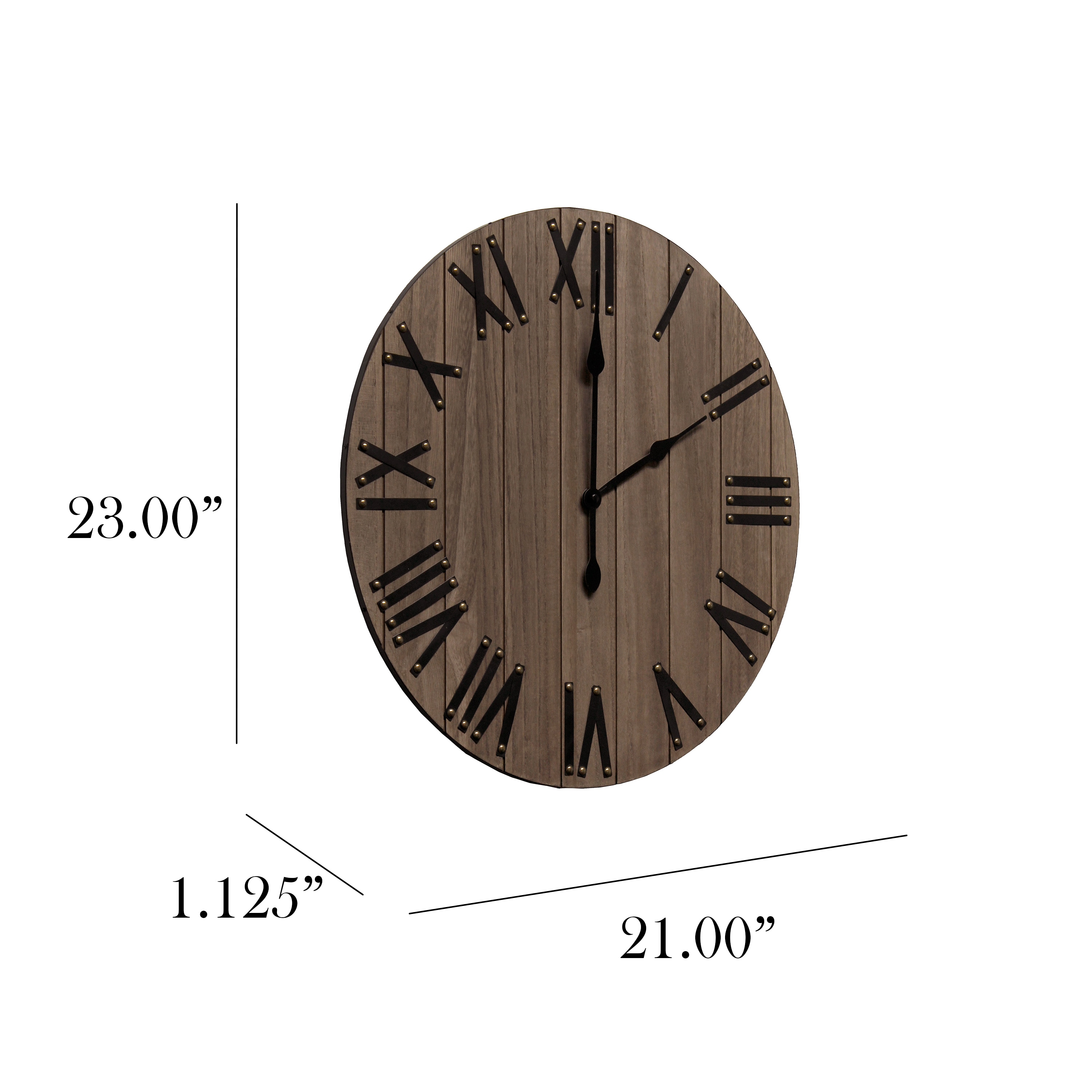 Elegant Designs HG2004-RWD Indoor-Outdoor-Clocks - View #2