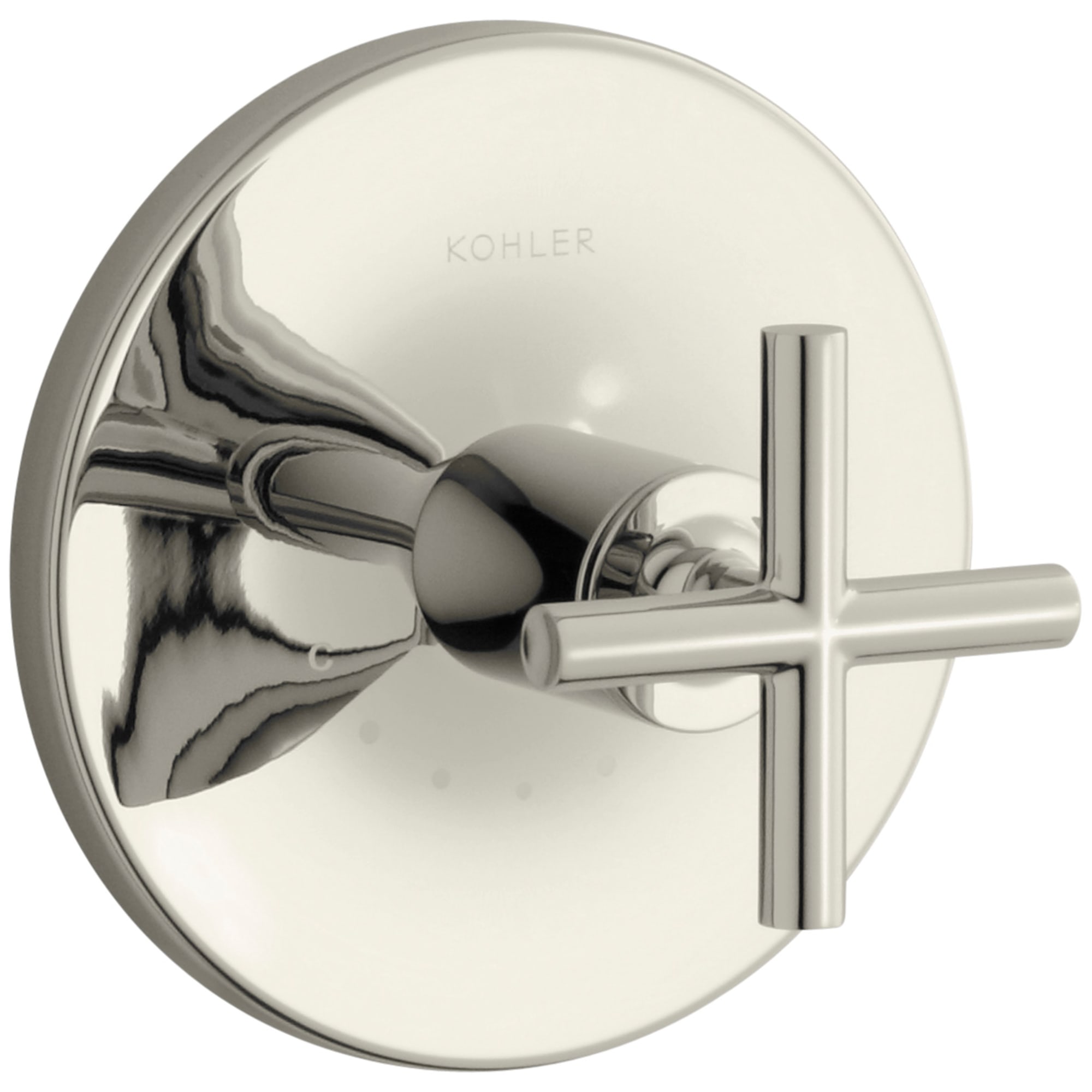 KOHLER T14488-3-SN Vibrant Polished Nickel Cross Shower Faucet Handle