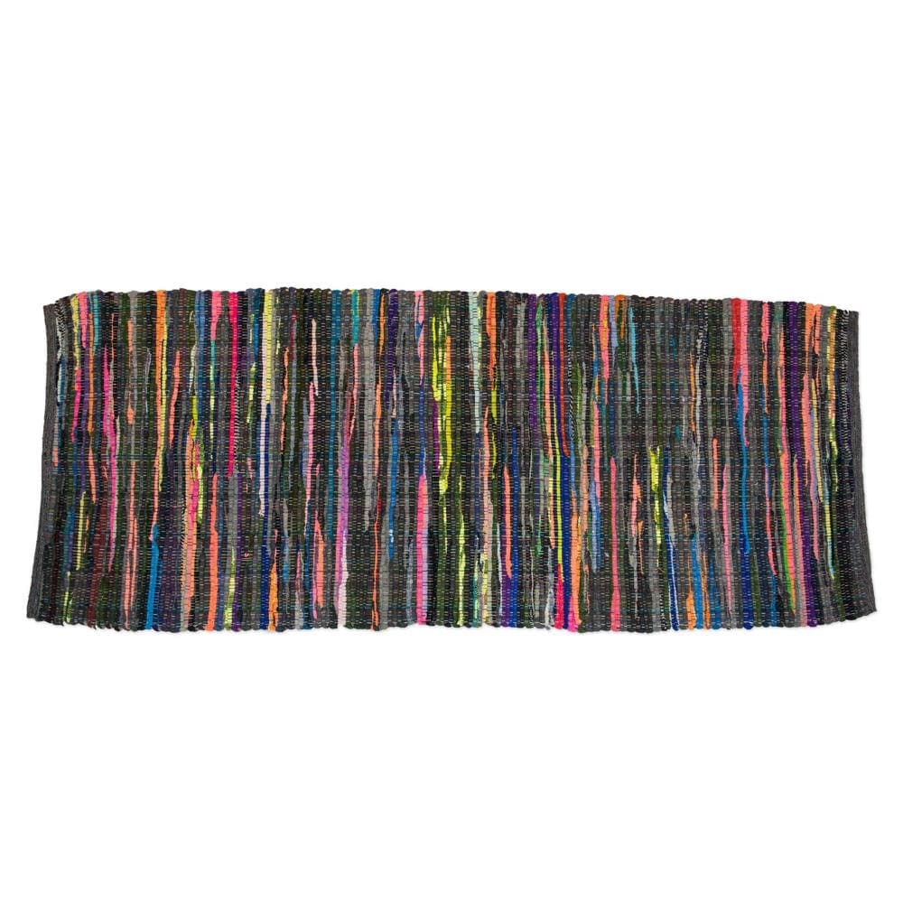 DII CAMZ34325 2 x 6 (ft) Cotton Multicolor Rectangular Indoor Abstract Area rug