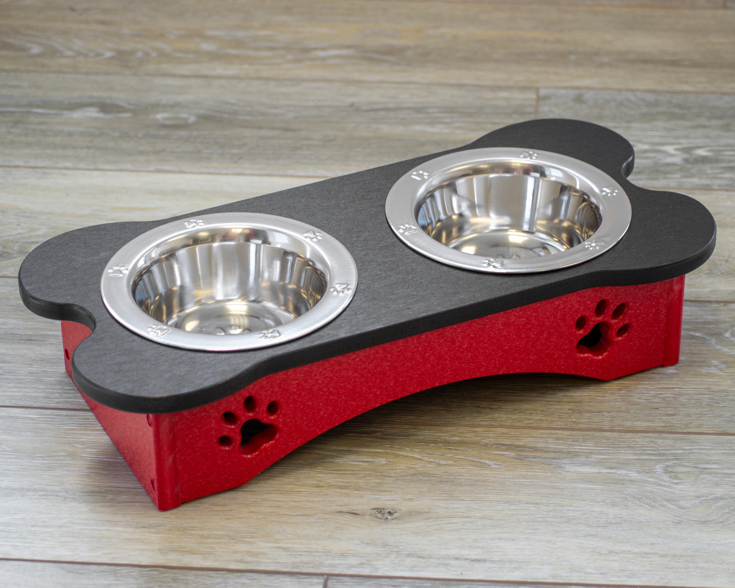 American Furniture Classics Poly 24-oz Plastic Dog Elevated Feeder