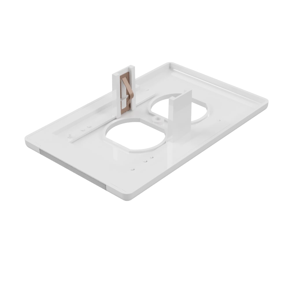 fordel opnå telt Westek LumiCover 1-Gang Lighted Standard Duplex Wall Plate, White in the Wall  Plates department at Lowes.com