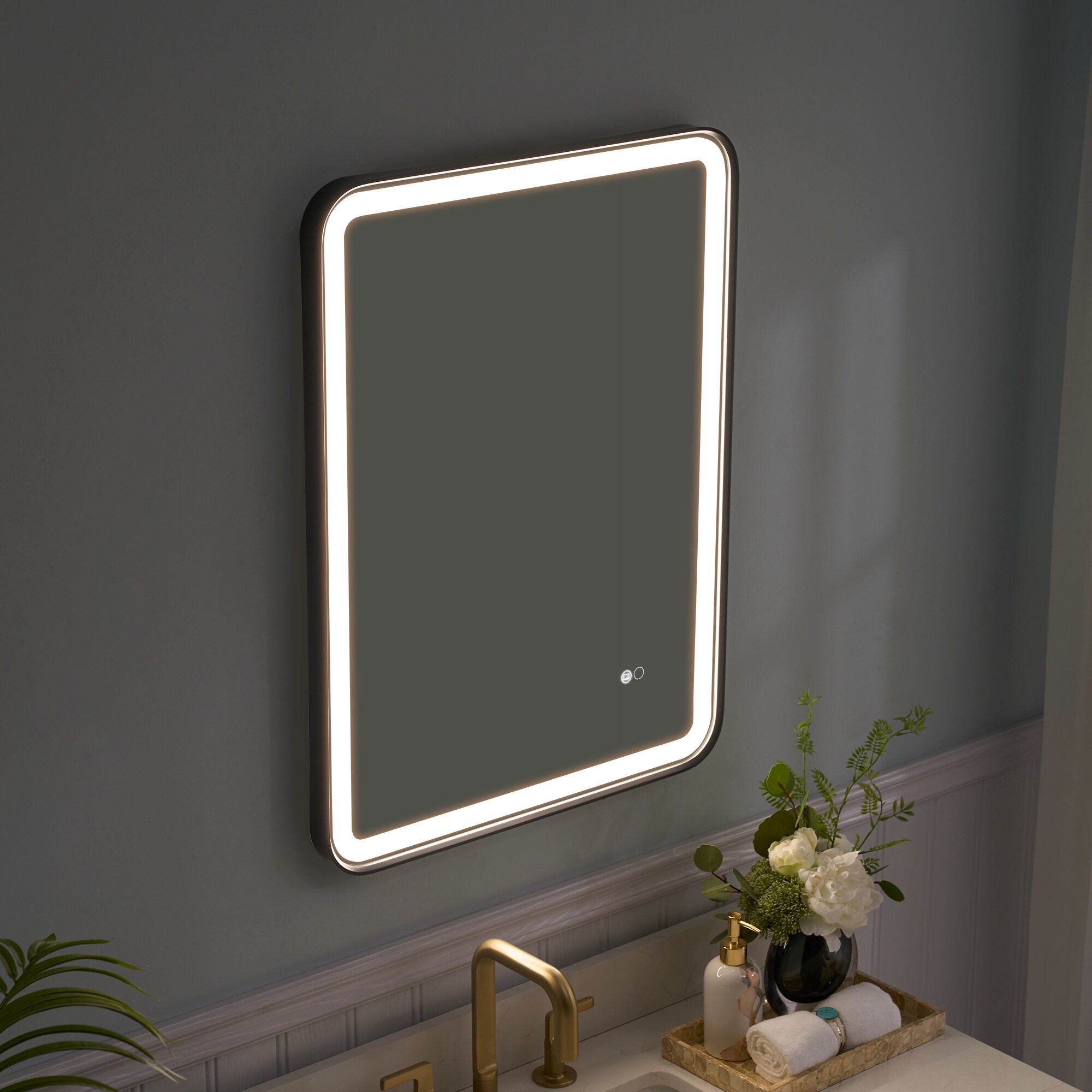 WELLFOR W9FM2836MB Framed-Bath-Mirrors - View #15