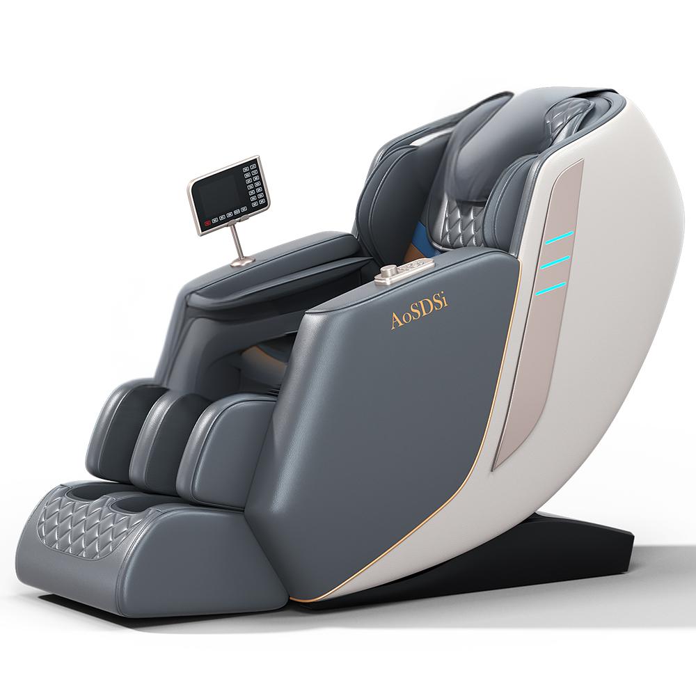 LTMATE LSAS-177-G LT MATE Grey Faux leather Upholstered Powered Reclining Zero Gravity Recliner