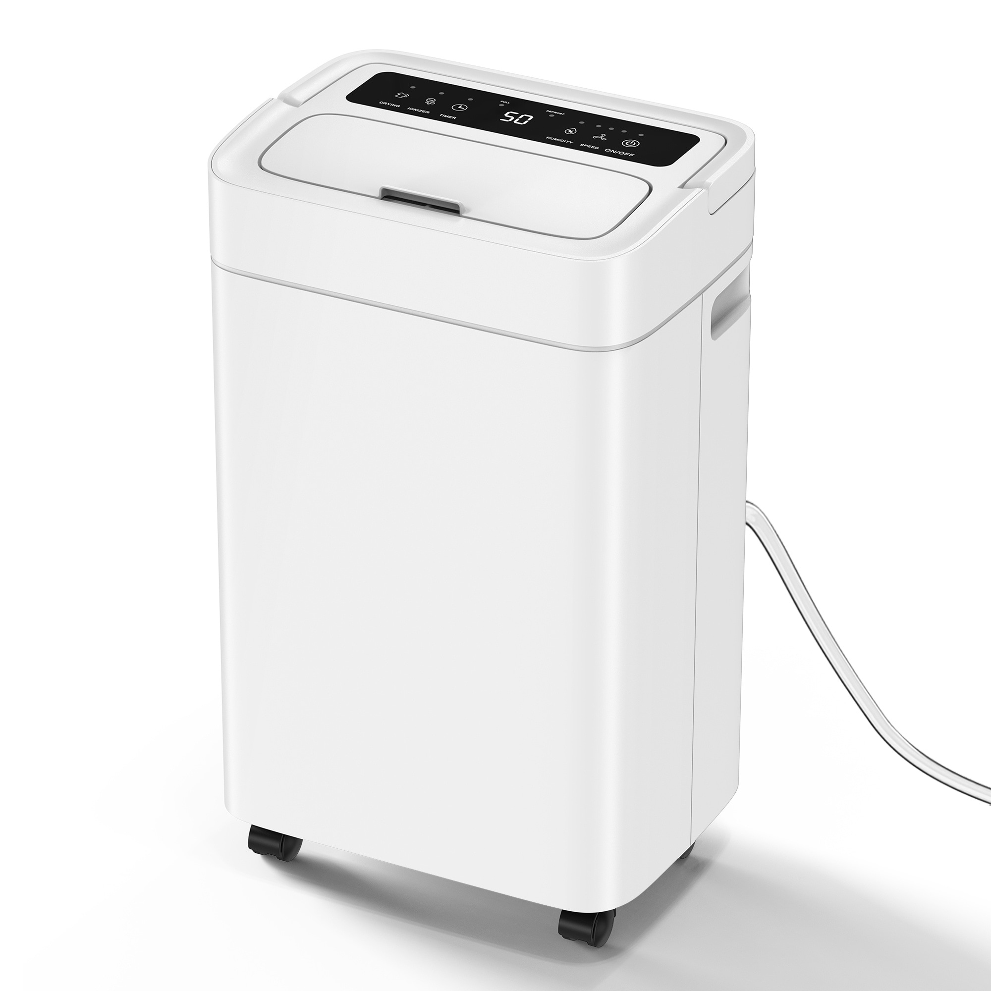 Phivve 40 -Pint Large Room Dehumidifier For Basements , Bathrooms , Crawlspaces White