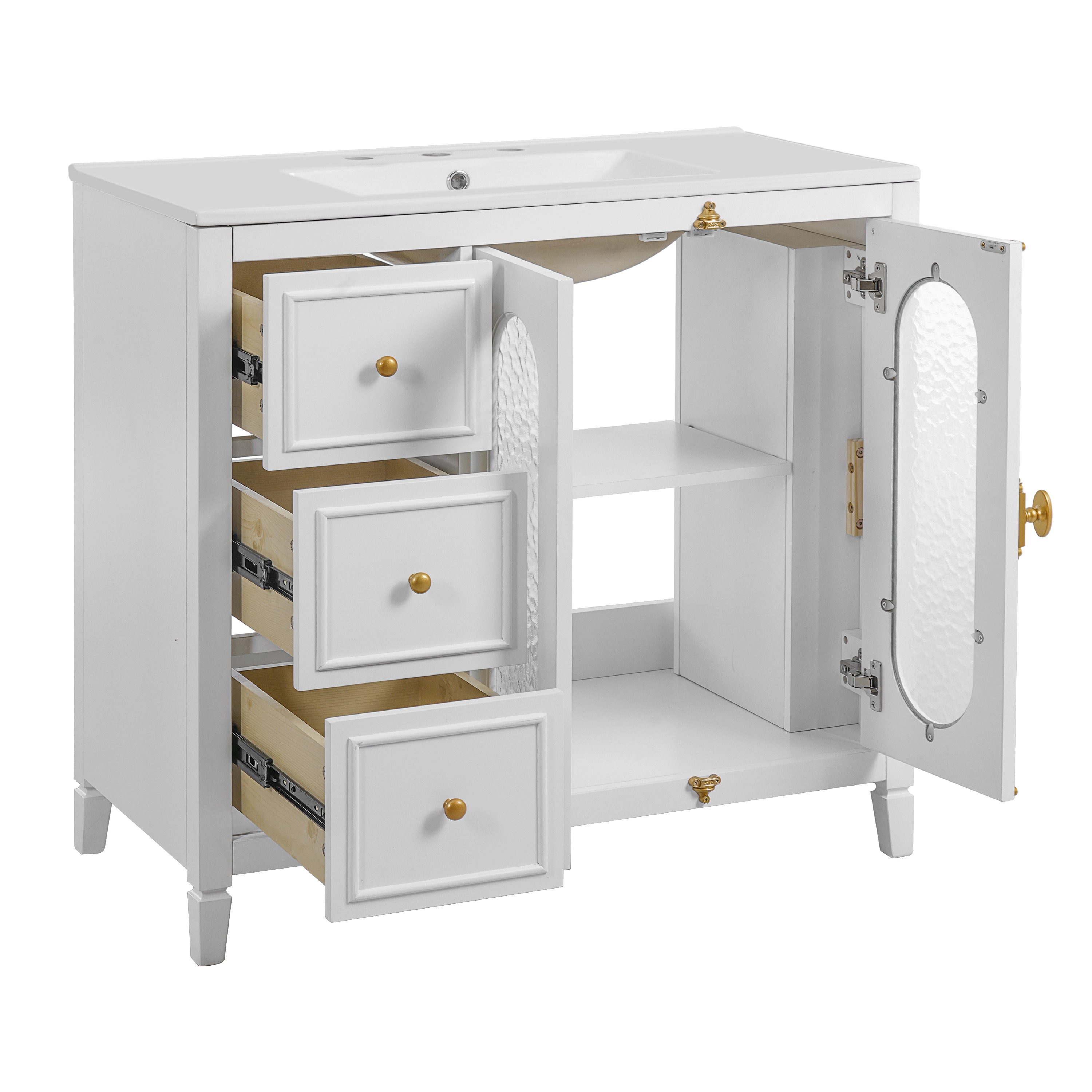 ModernLuxe L3P-N710P223192K Bath-Vanity-Combo - View #12