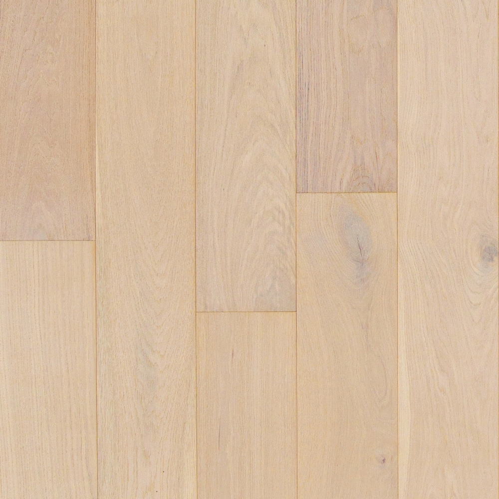 Shaw LX76311066 Plenarius Sevilla White oak 7-1/2-in W x 1/2-in T x Varying Length Wirebrushed Engineered Hardwood Flooring ( 27.2-sq ft / Carton )