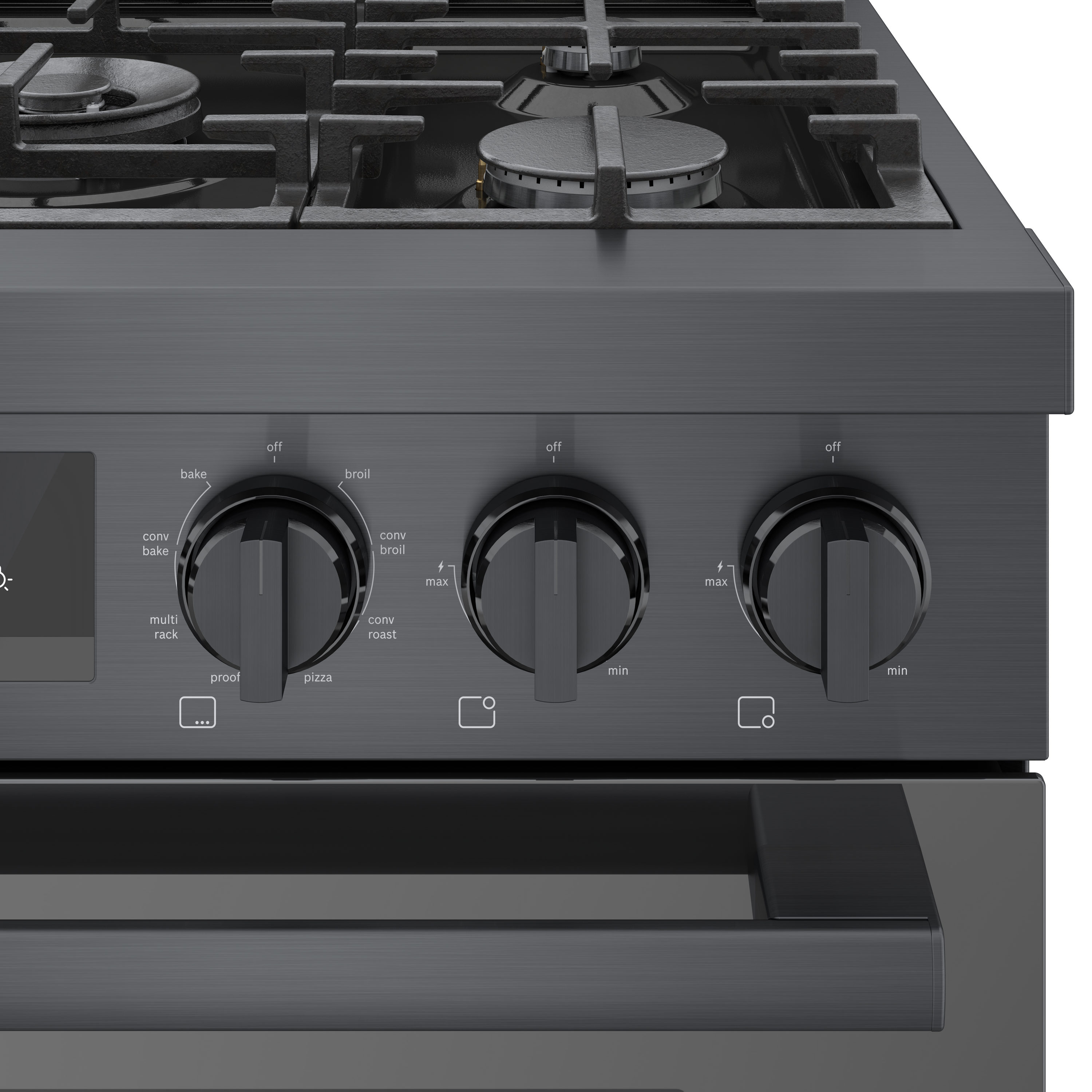 Bosch HDS8045U Dual-Fuel-Ranges - View #5