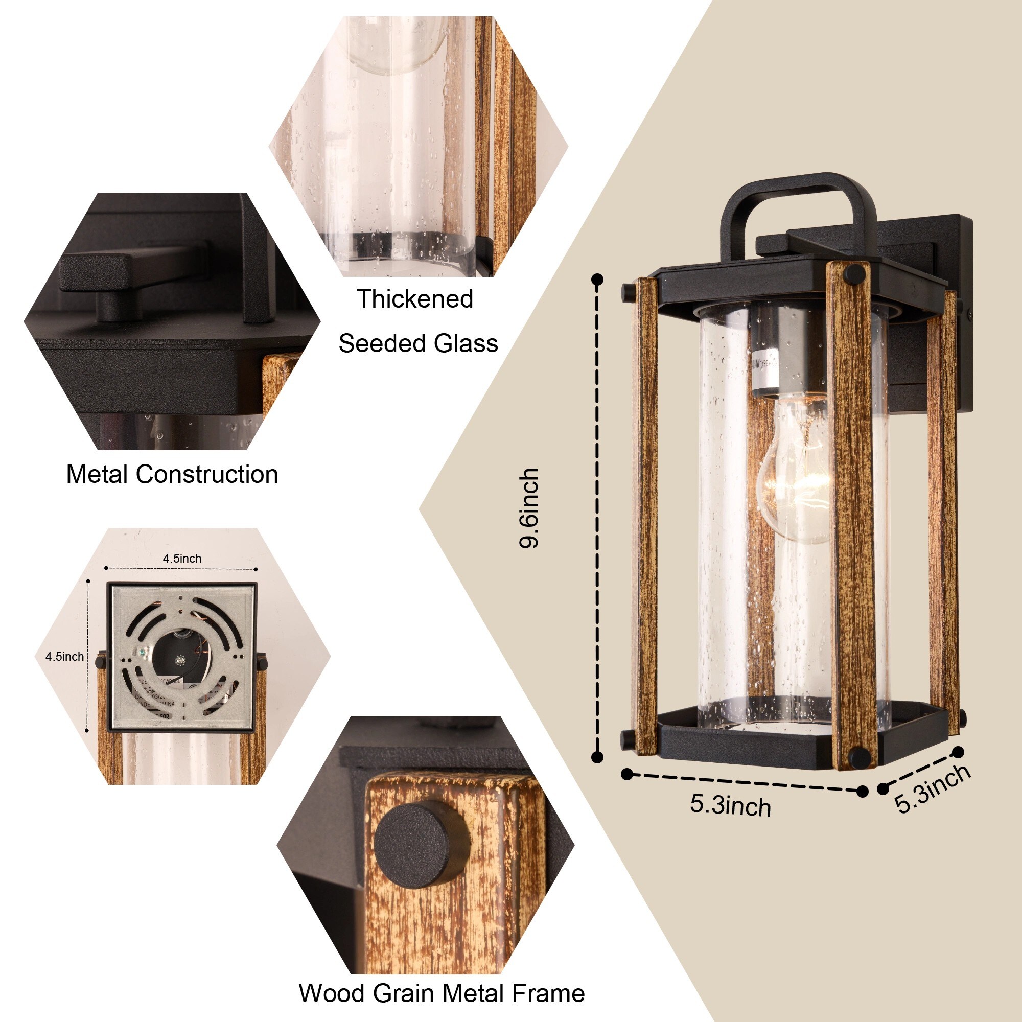 Kahomvis INOW-QPD0-MEV Outdoor-Wall-Lighting - View #3