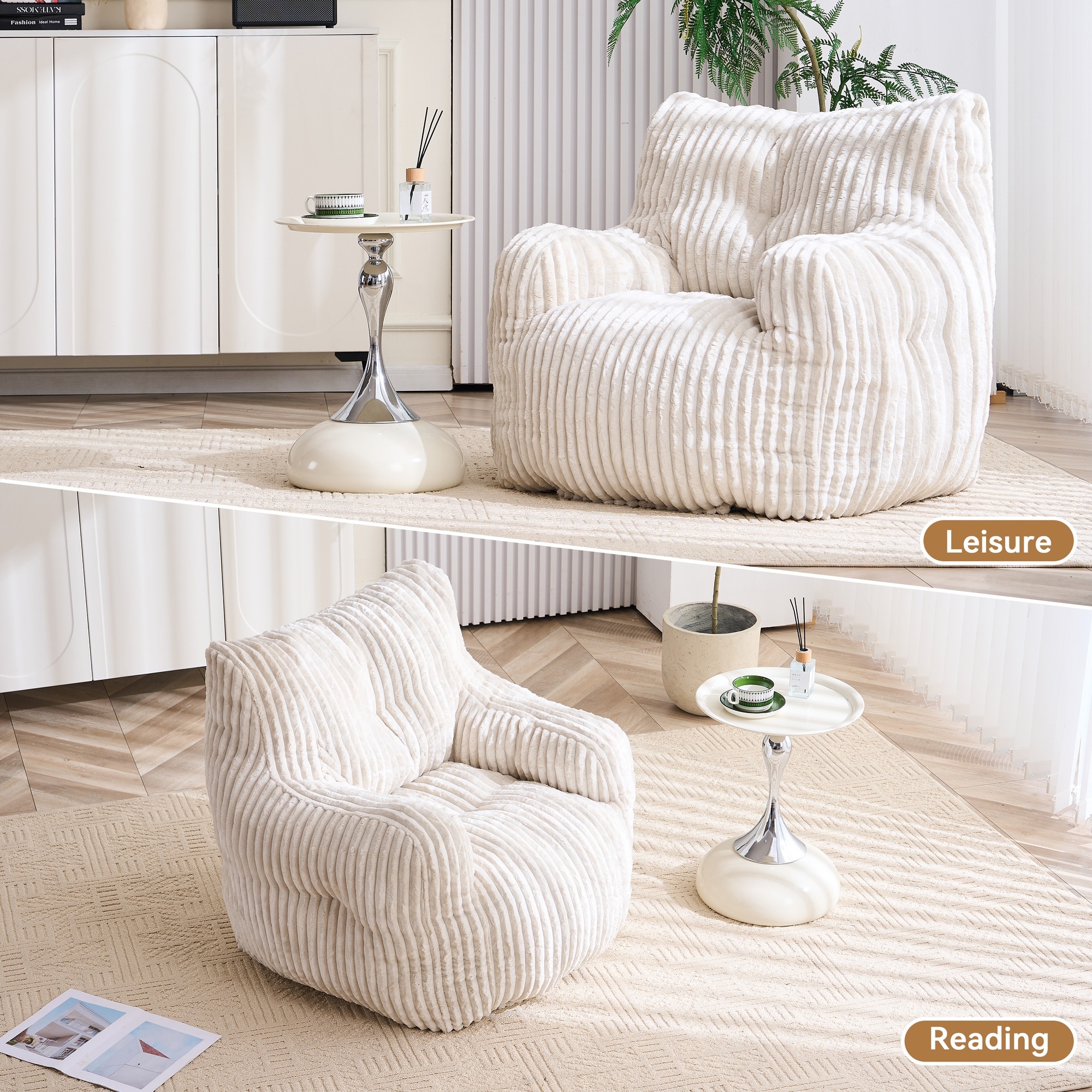 Vorene J-S62PI7FMTXN4 Bean-Bag-Chairs - View #5