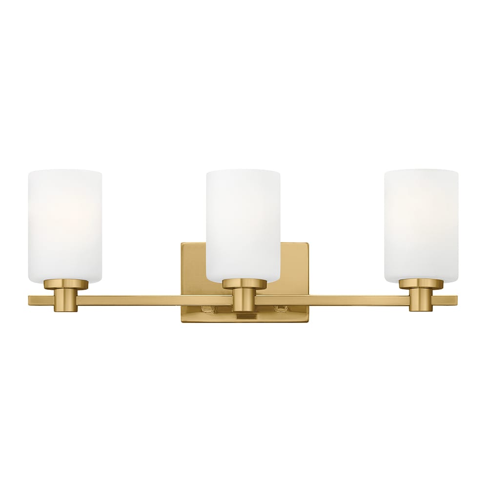 Hinkley 54623LCB Karlie 22.5-in 3 -Light Antique Brass Transitional Vanity light