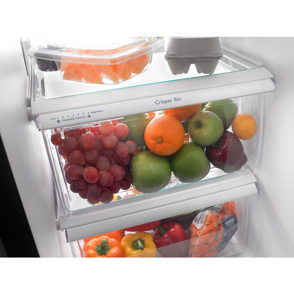 Amana 24.5-cu ft Side-by-Side Refrigerator with Ice Maker (Stainless ...