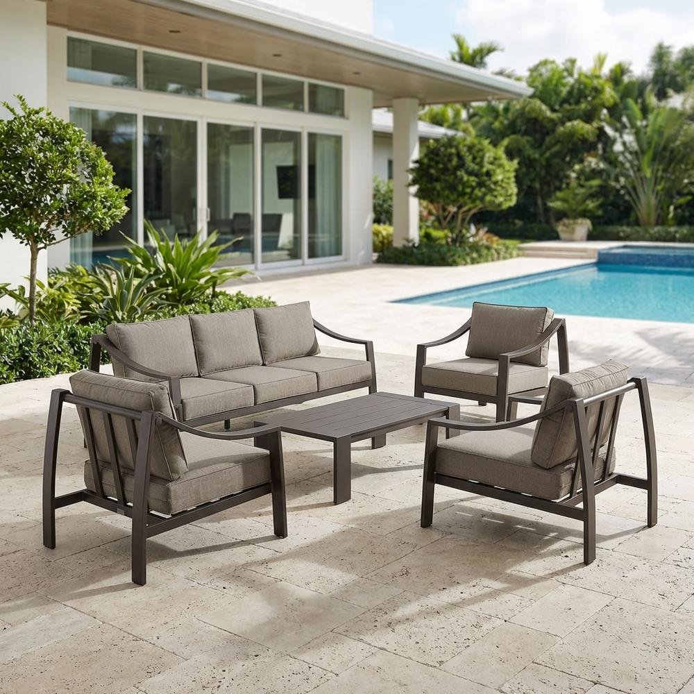 Outdoor Escape BO3861389WHT Patio-Sofas-Daybeds - View #3