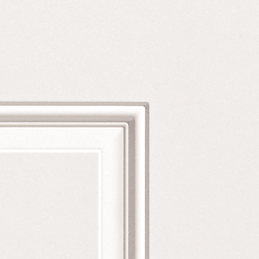 Masonite 32-in x 80-in Steel Half Lite Left-Hand Inswing Primed Prehung Front Door with Brickmould Insulating Core with Blinds