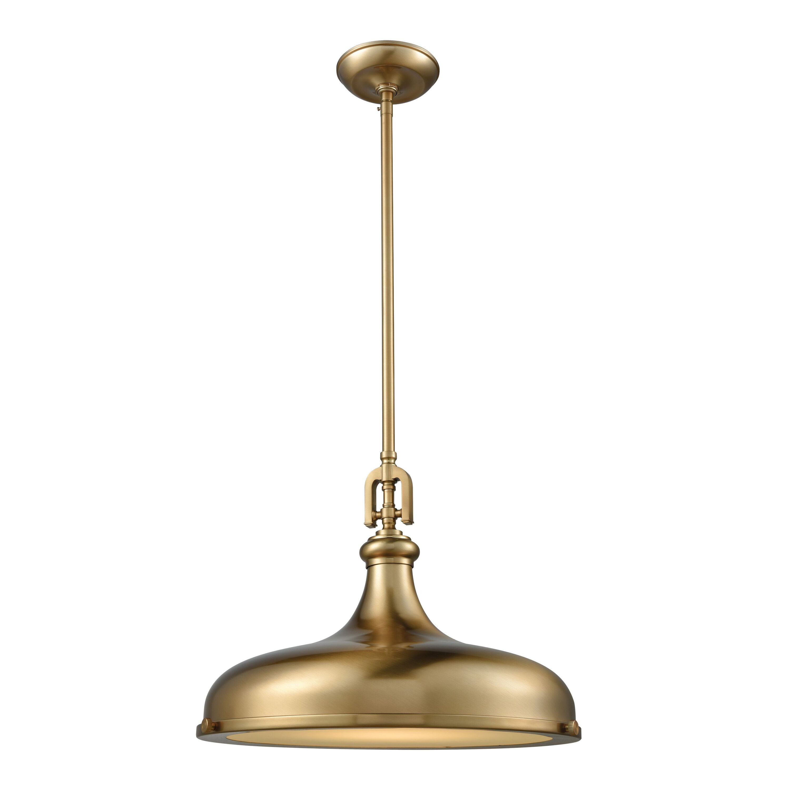 Westmore by ELK Lighting LW-20240605193 Honeysuckle Satin Brass Transitional Geometric Hanging Pendant light