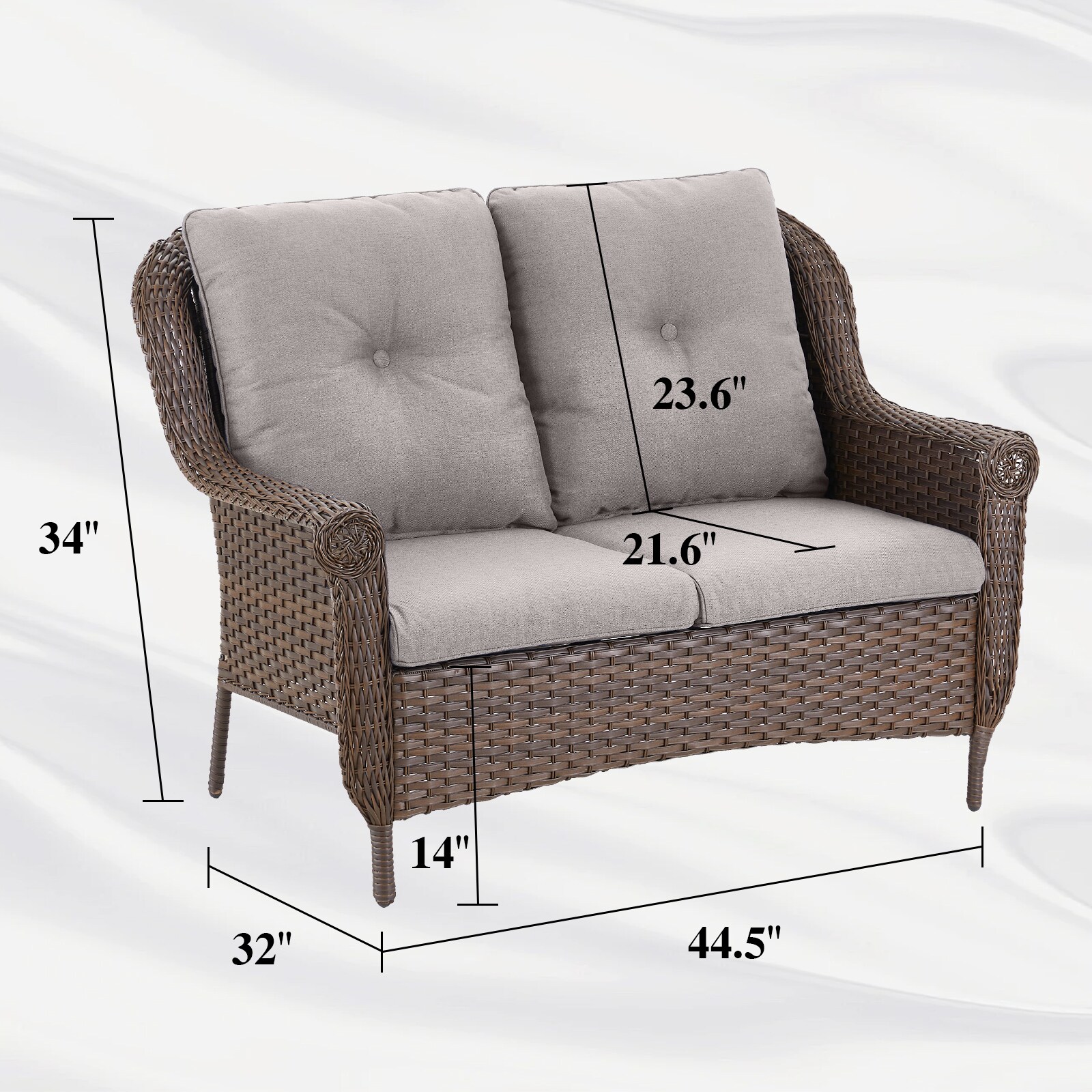 Jeehope PASPBR12-3 Patio-Sofas-Daybeds - View #8