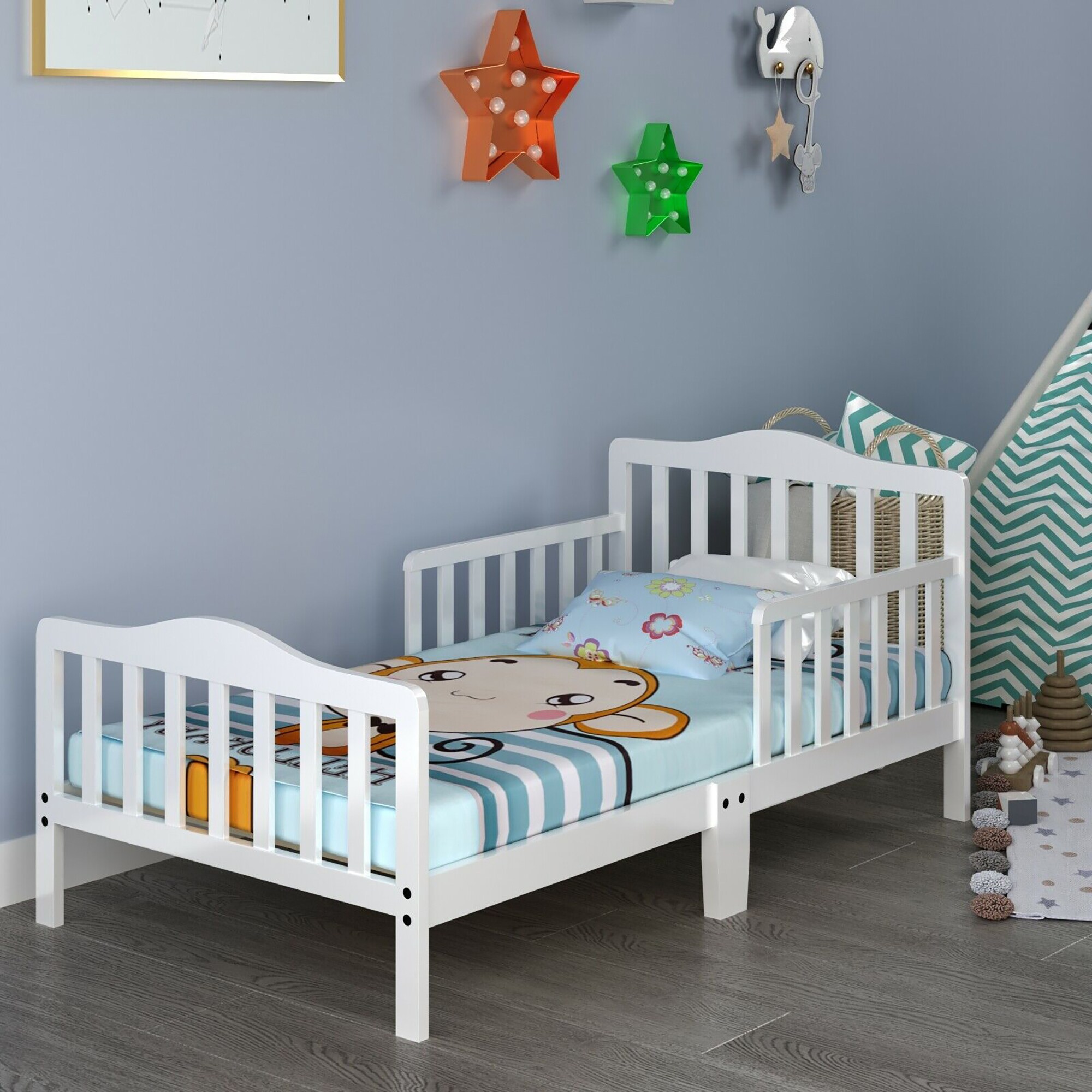 Goplus White Toddler Bed at Lowes.com