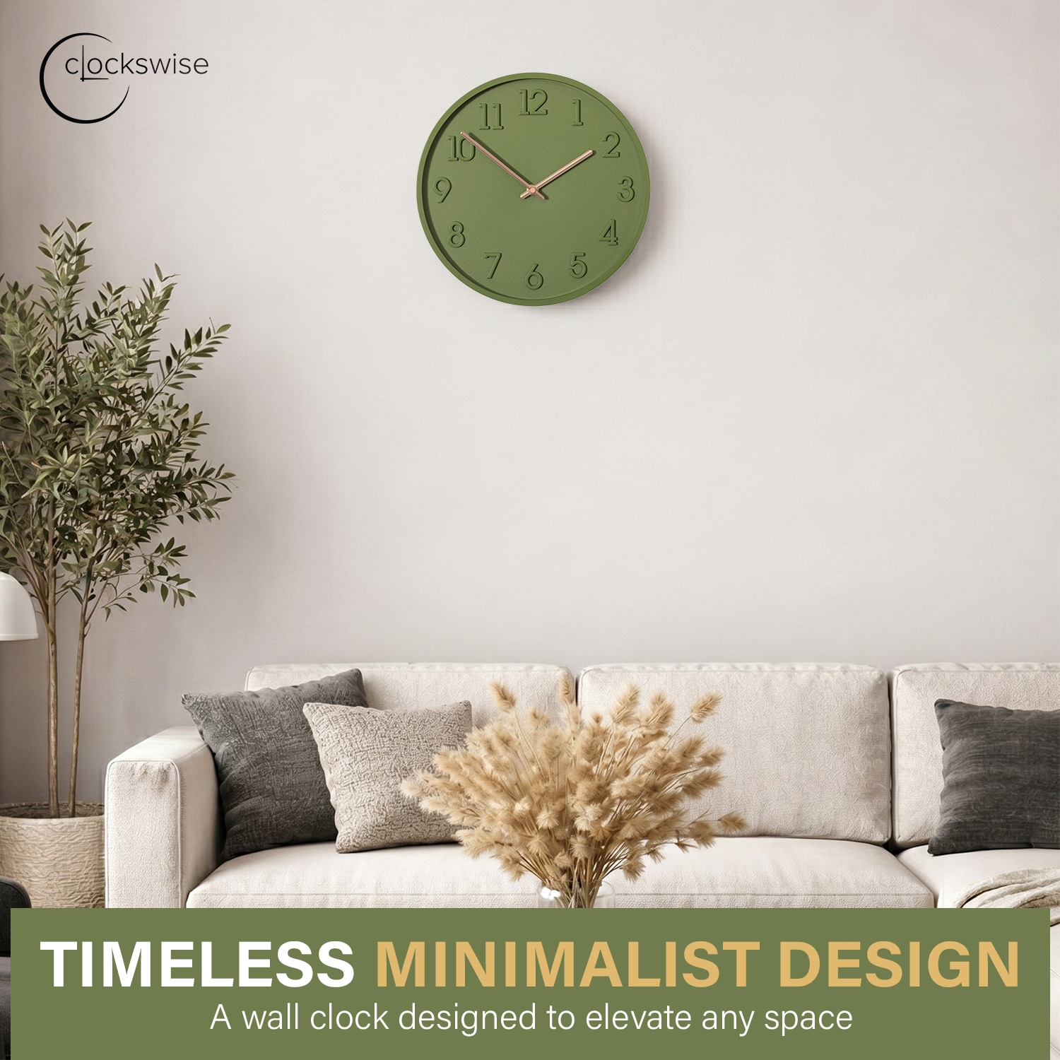 Clockswise QI004970.GN Indoor-Outdoor-Clocks - View #4