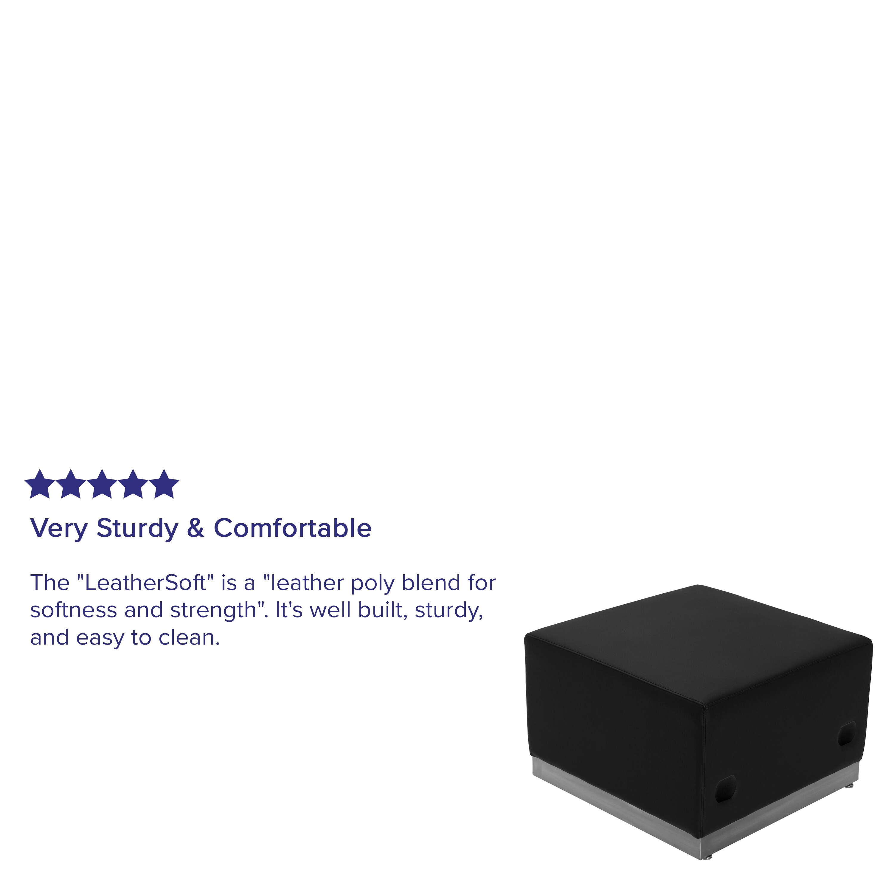 Flash Furniture 847254076128 Indoor-Ottomans - View #3