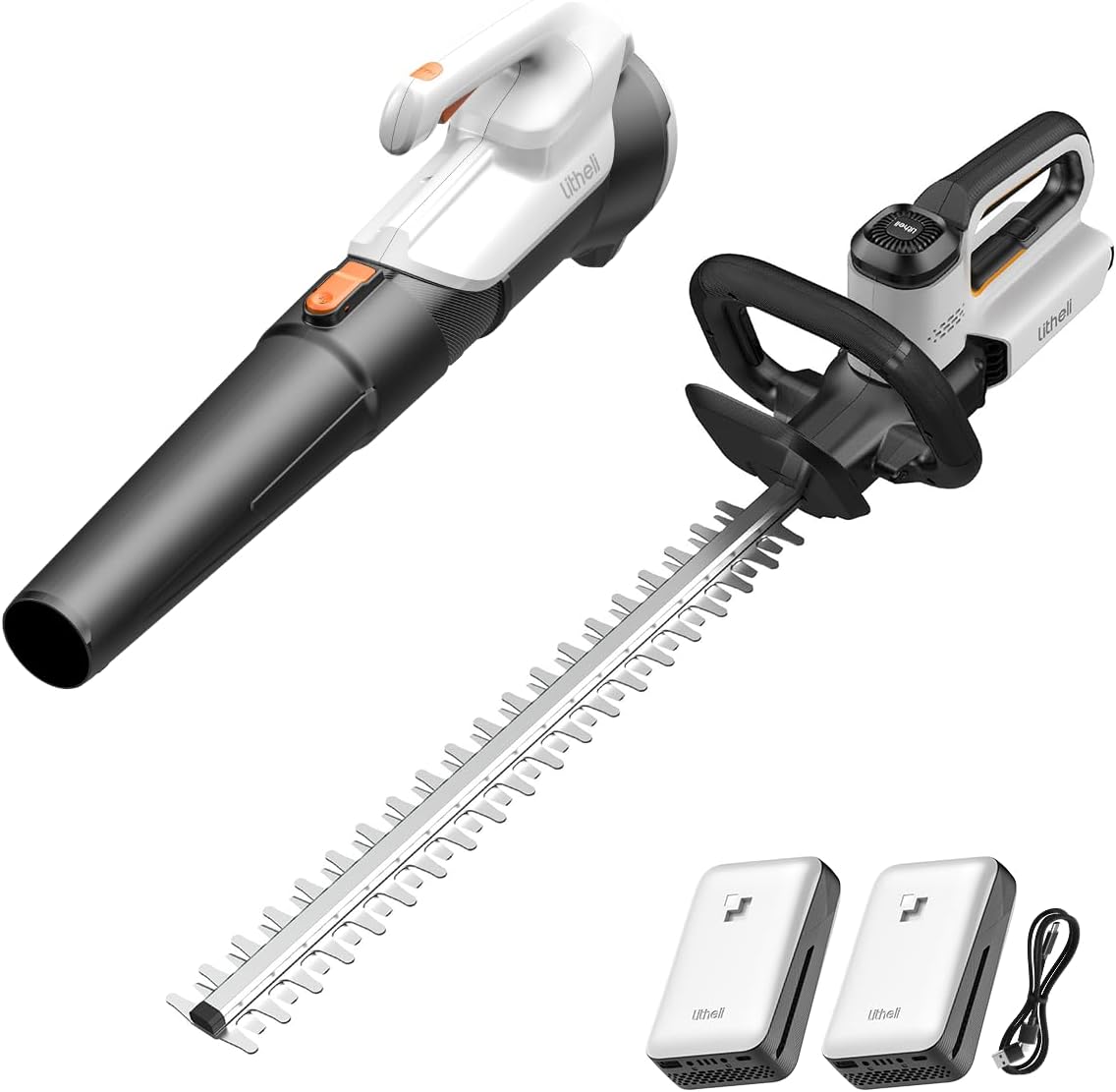 Litheli 20-volt 2 -Tool Brushless Power Tool Combo Kit ( 2 -Batteries Included and