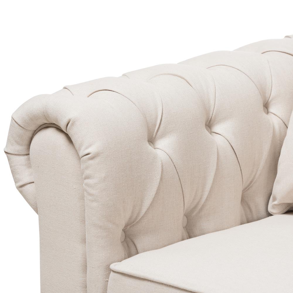 Baxton Studio 144-8096-LW Sofas-Loveseats - View #4