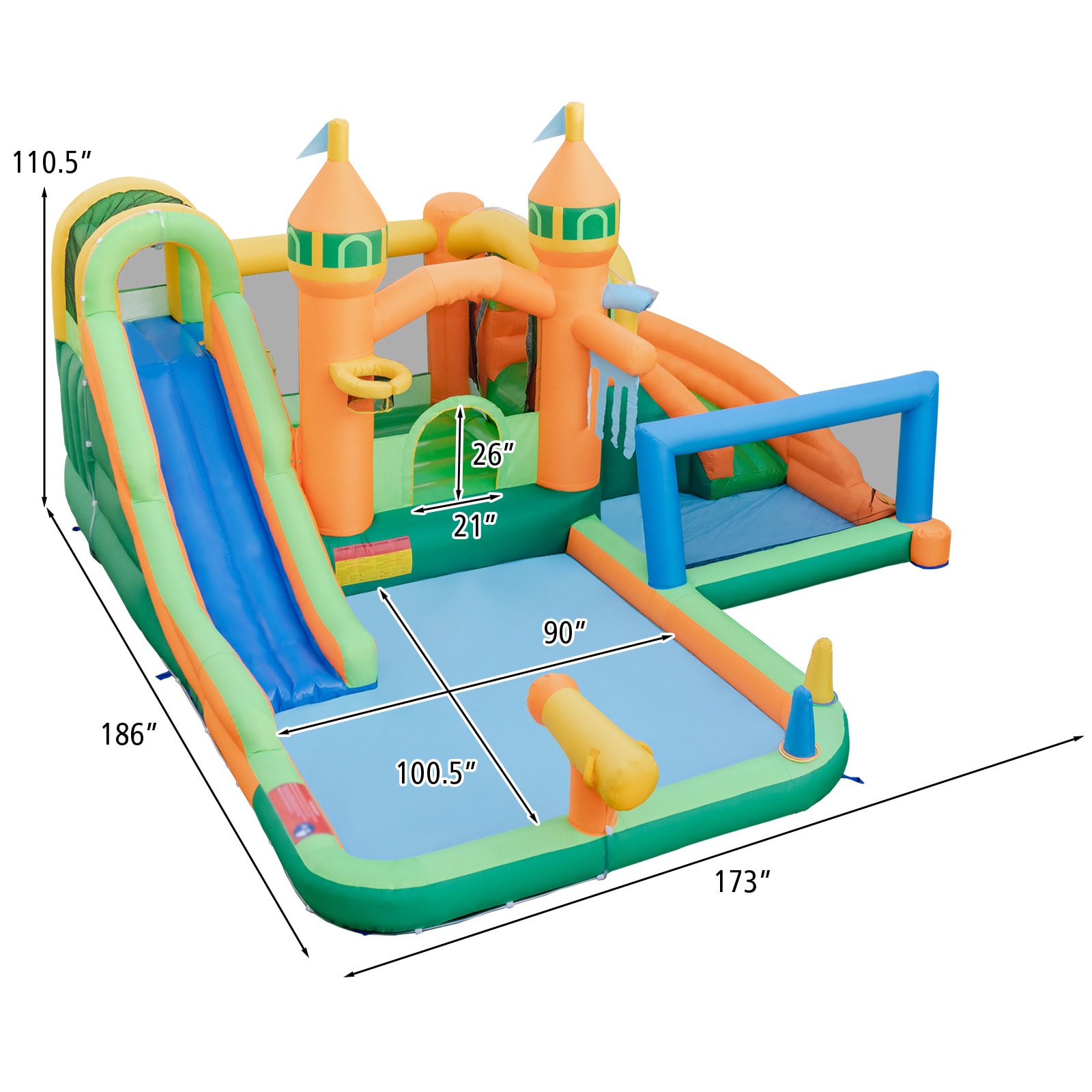 Slickblue D-CO-SU53211PN Bounce-Houses - View #4