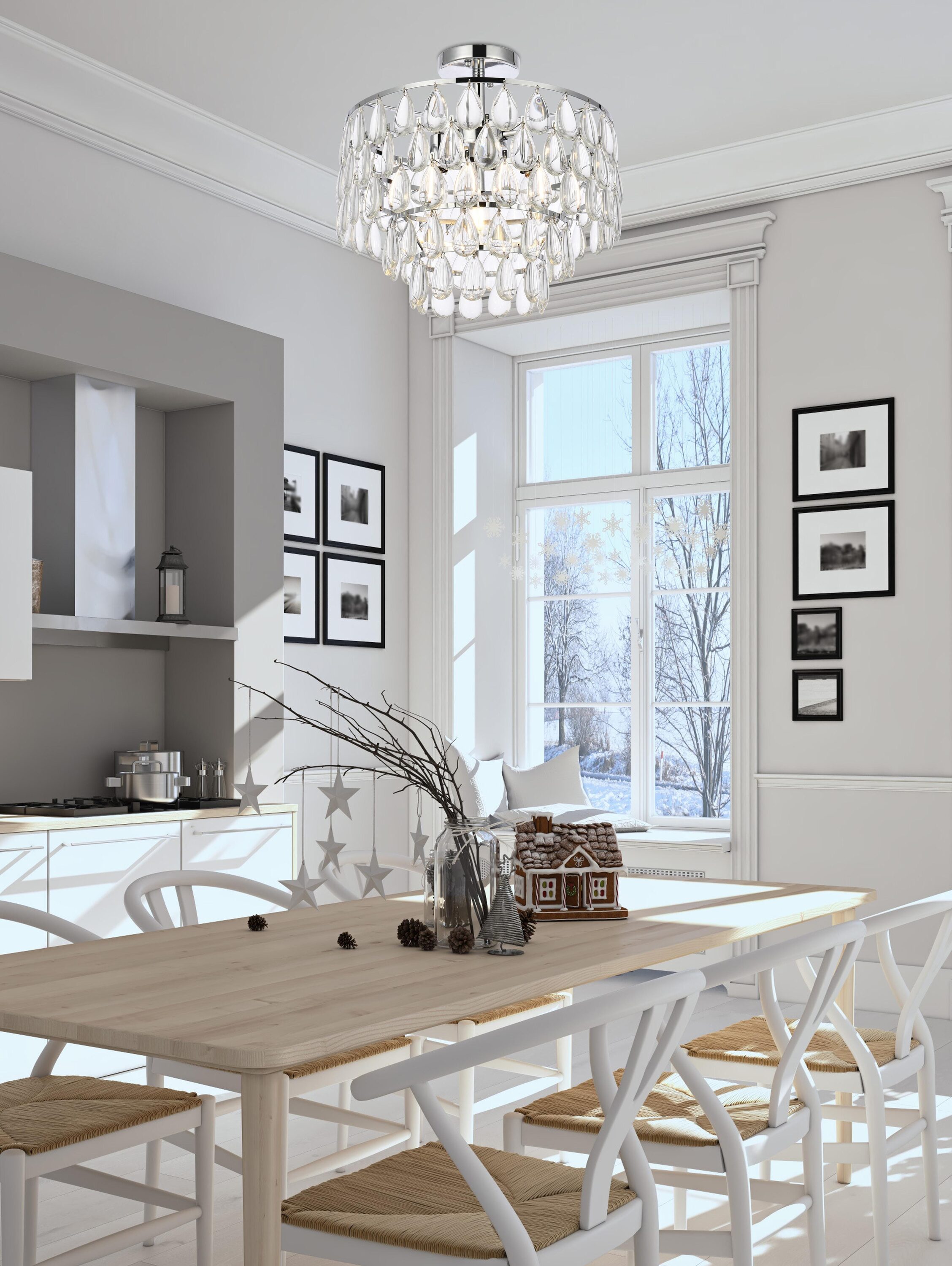 Elegant Decor HF3309F16C flushmounts - View #2