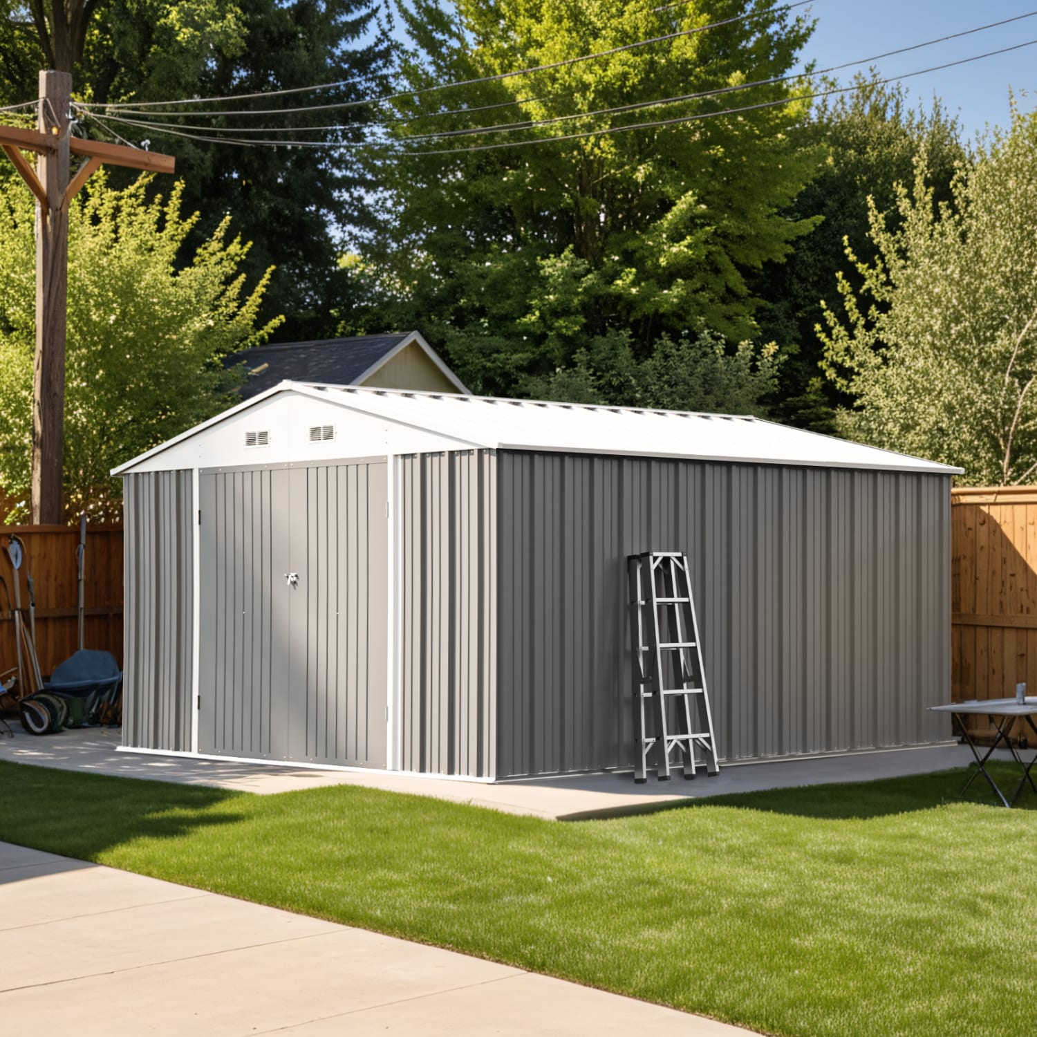 Patiowell WES-0289-4 Metal-Storage-Buildings-Sheds - View #3