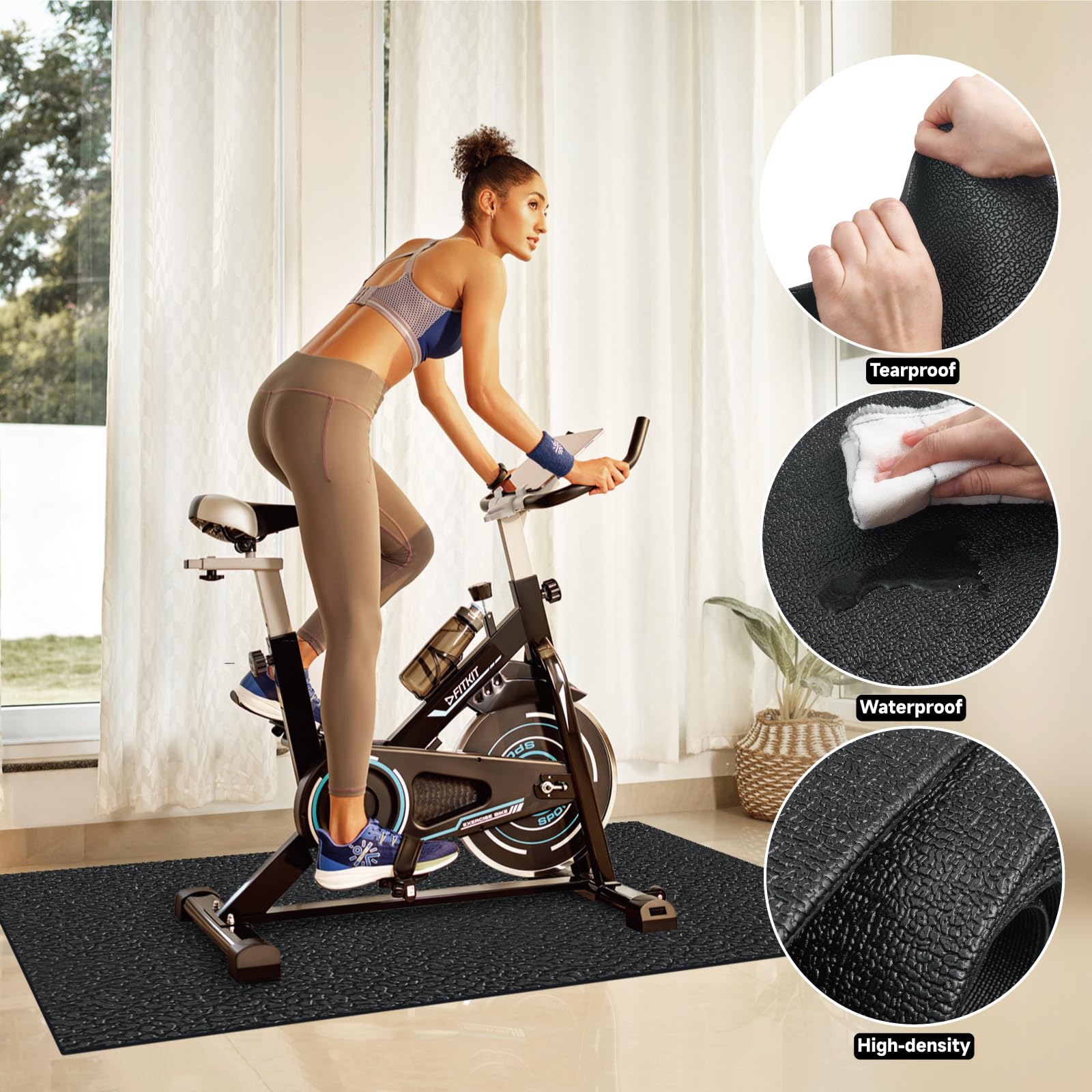 Redliro B0CLX4M3MM Fitness-Equipment-Mats - View #5