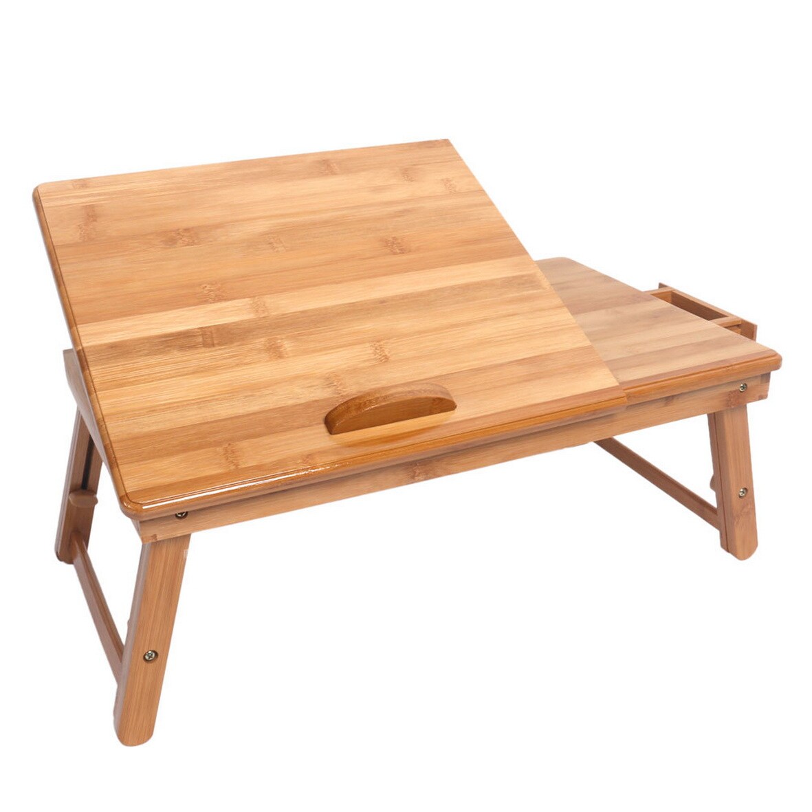 Winado 272120679637 Portable Breakfast Bed Tray Lap Desk Serving Table Fordable Legs Food Dinner US