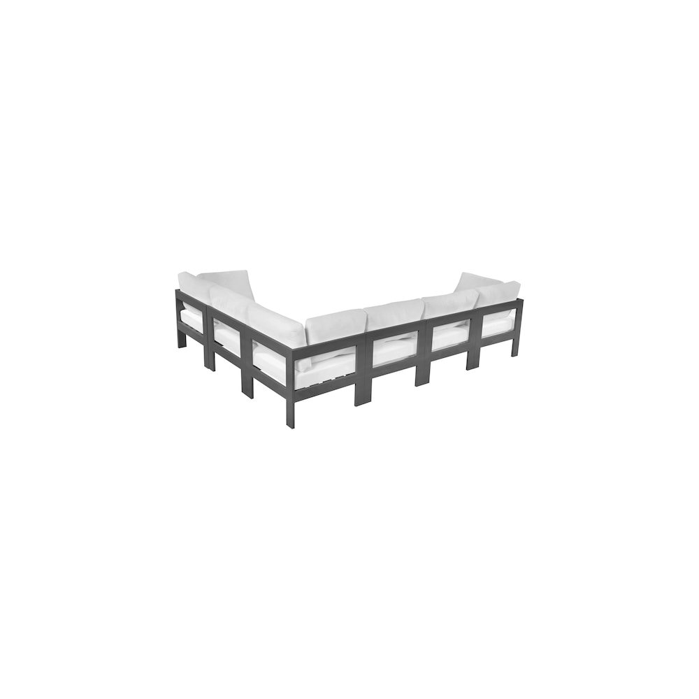 Meridian 376WHITE-SEC6A Patio-Sofas-Daybeds - View #2