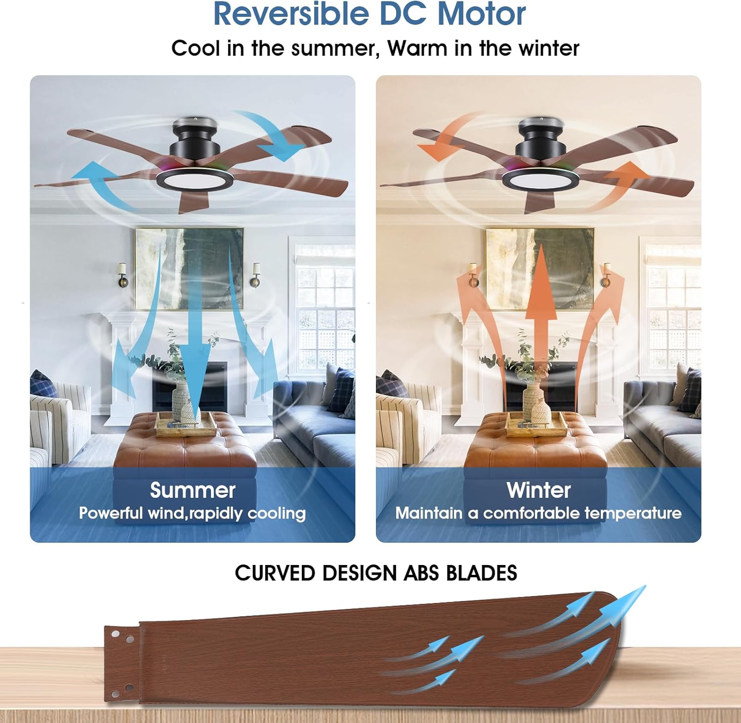 Gleam Flare GF-1428-52BR Ceiling-Fans - View #9