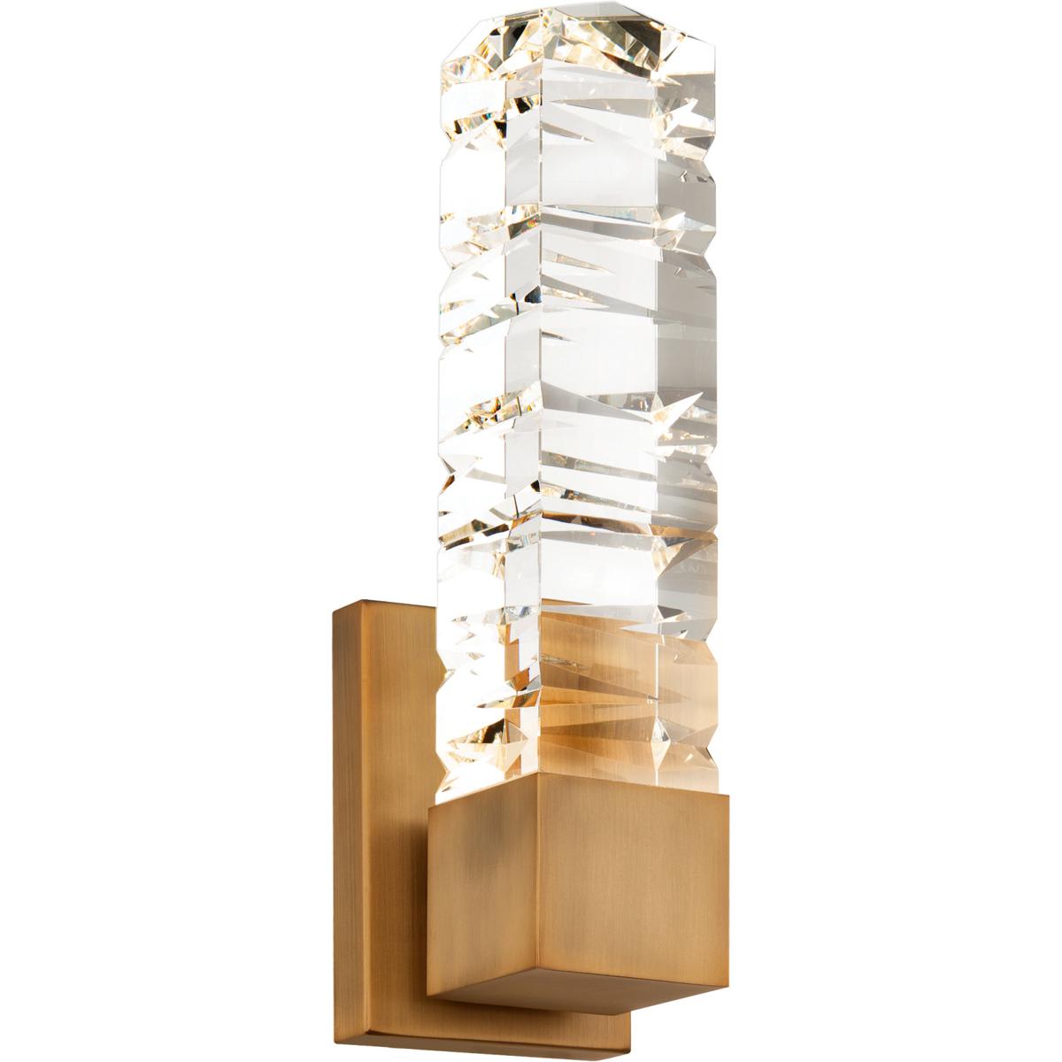 Modern Forms 2124665 WS-58115-AB Juliet Wall Sconce Wall Light in Aged Brass