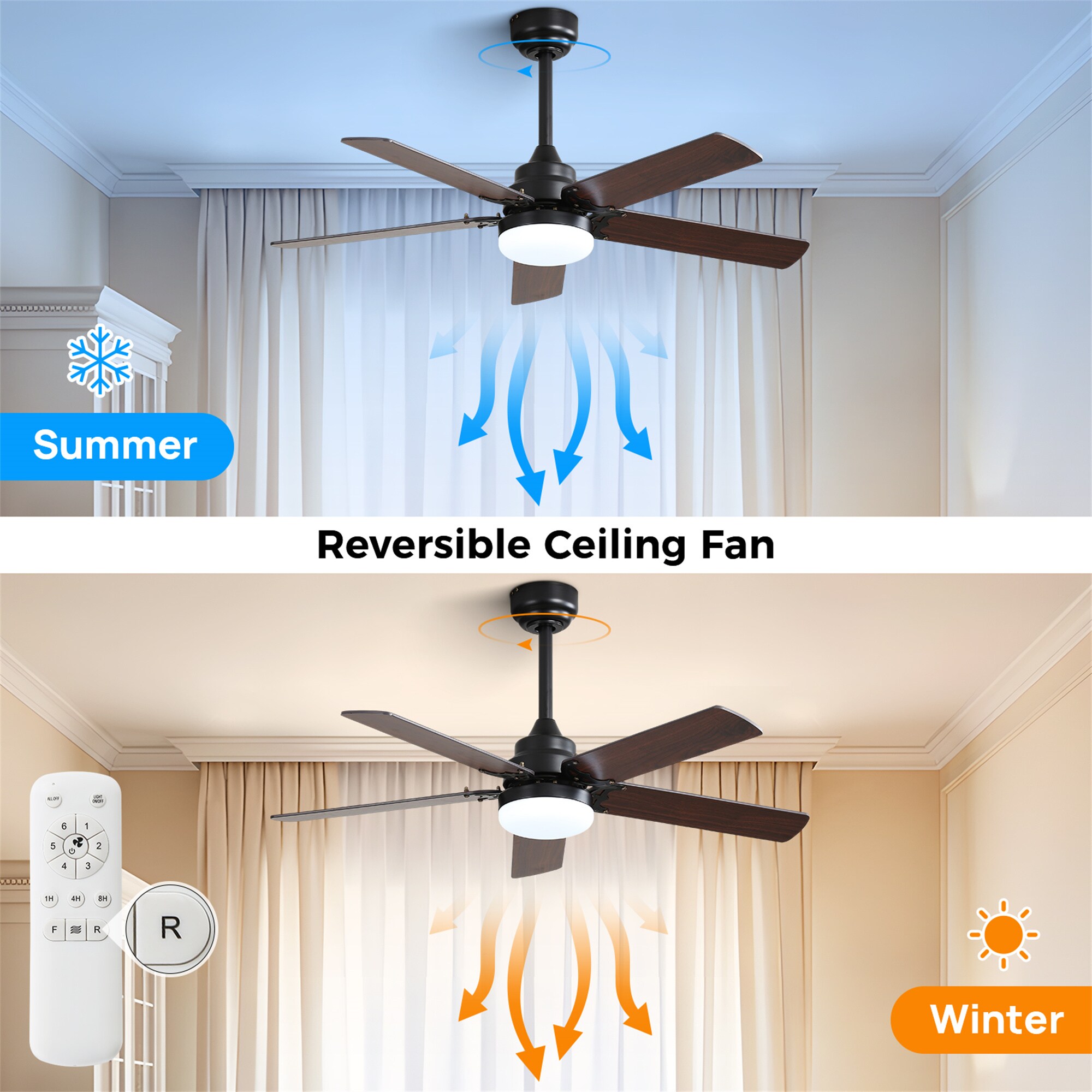 BABOOM BOM-2P16433-OR Ceiling-Fans - View #6