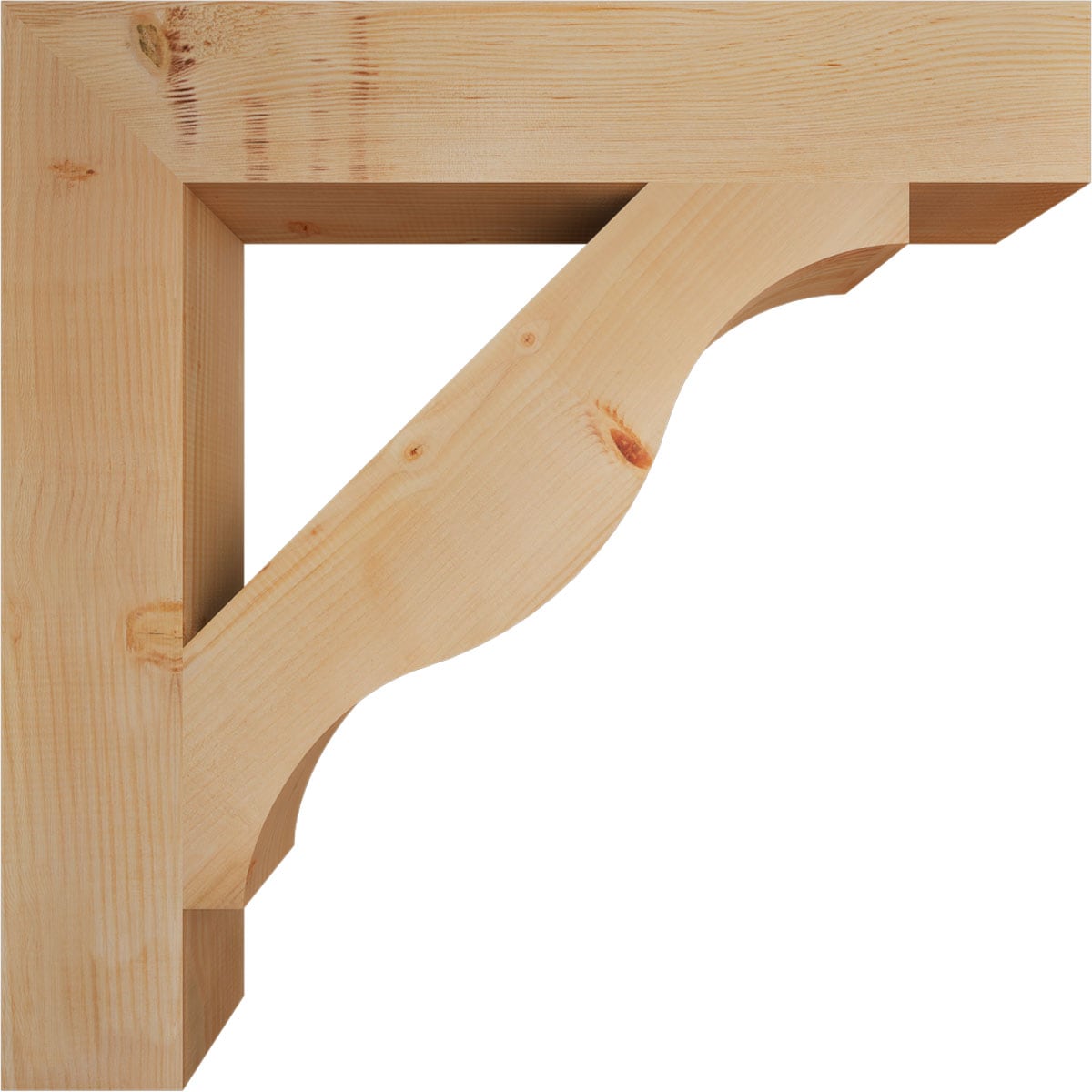 Ekena Millwork BKT06X36X36FST05SDF Exterior-Brackets-Braces - View #3