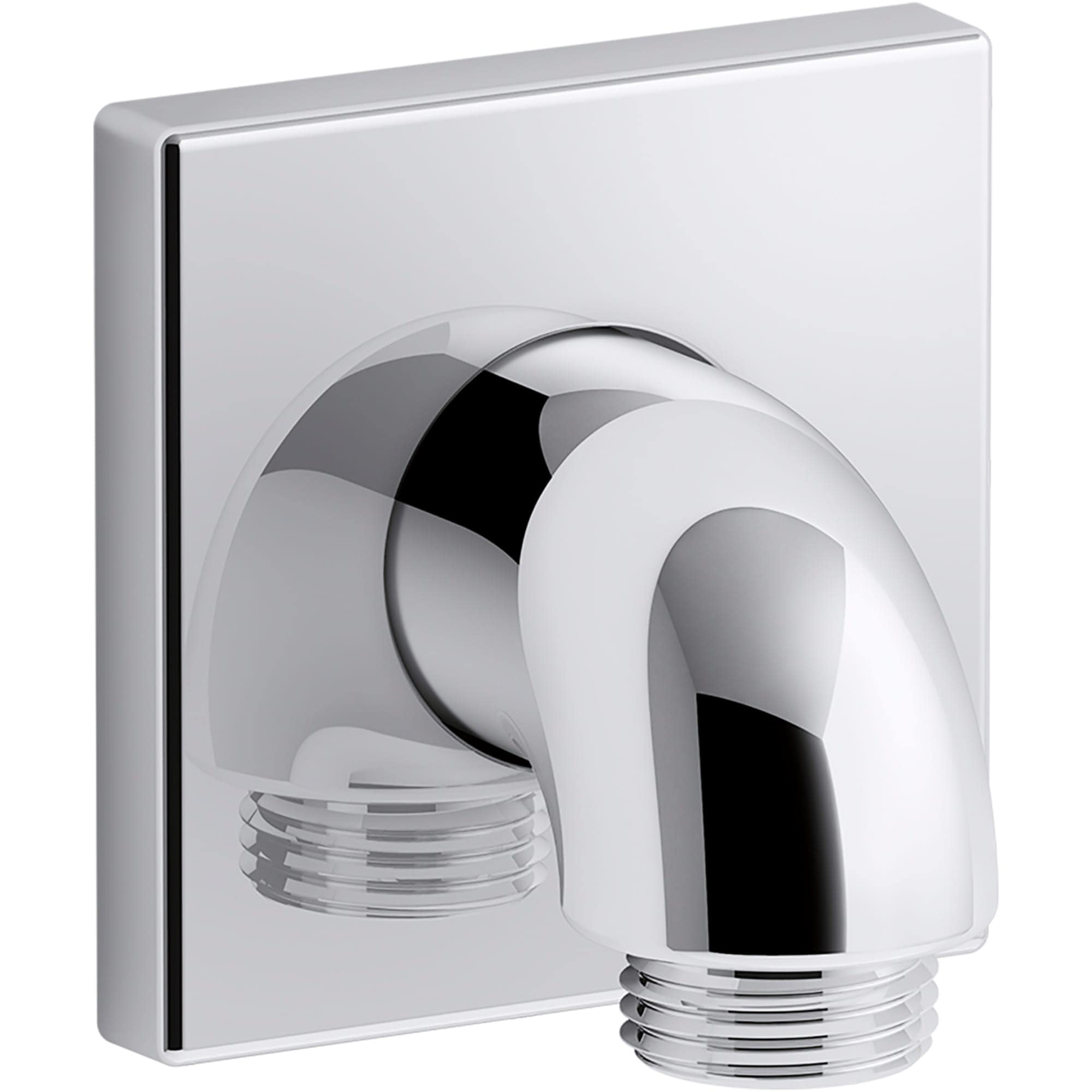 KOHLER K-22175-CP Loure Polished Chrome 2.5-in Universal Shower Faucet Elbow 0.5-in -ID