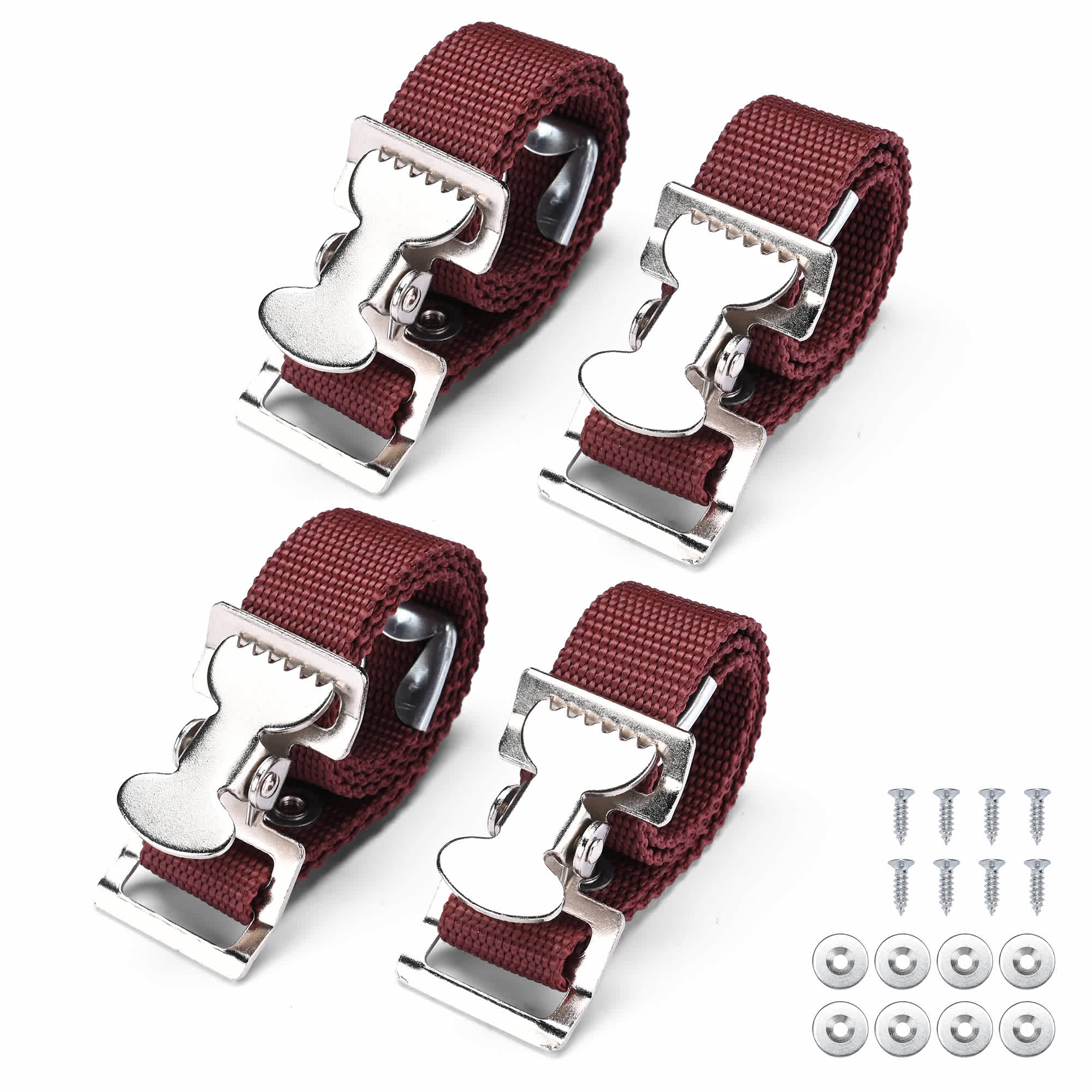 Yescom 08PAR007-BAND-2-LO 4-pcs Drywall Stilt Straps Adjustable Foot Band Strap Replacement Kit