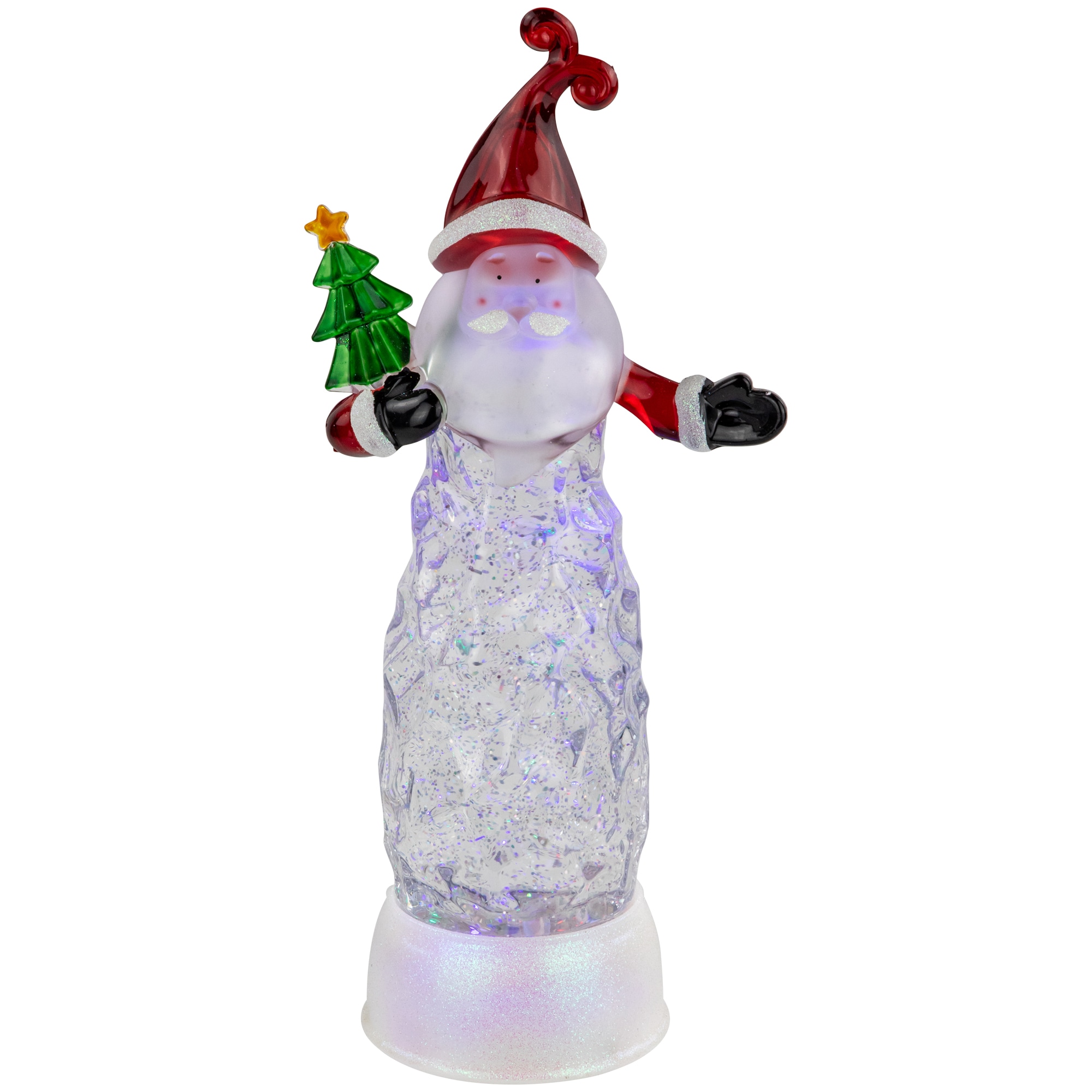 Northlight 35690068 12-in Tabletop Santa Snow Globe