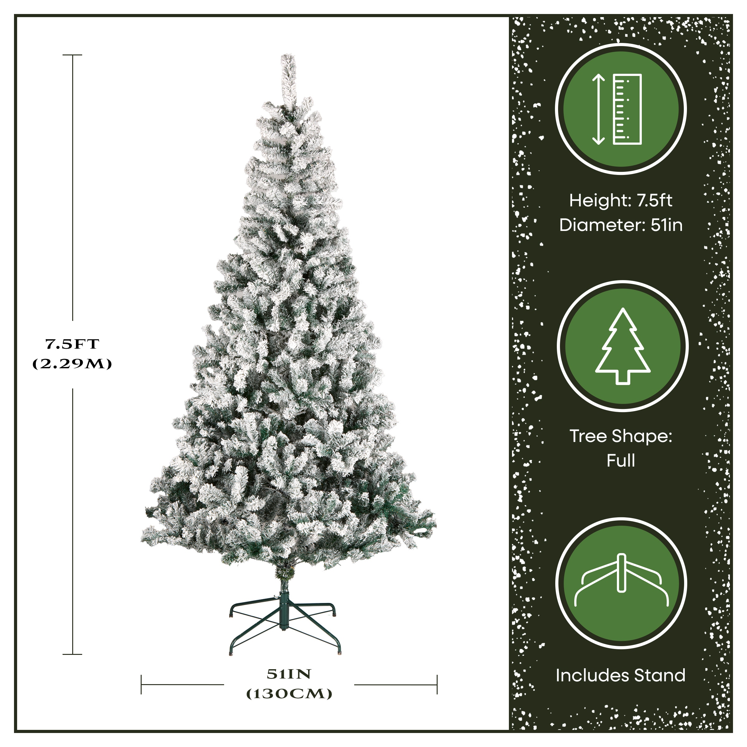 National Tree Company AC100-500-75F Artificial-Christmas-Trees - View #4