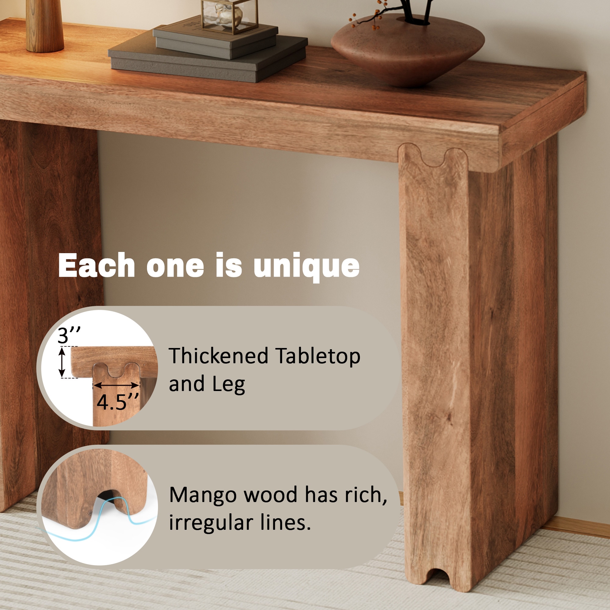 ModernLuxe N715P224881D Console-Sofa-Tables - View #4