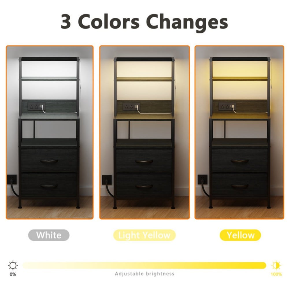Furologee ET-106V1-CL-2D-1-B-1 nightstands - View #4