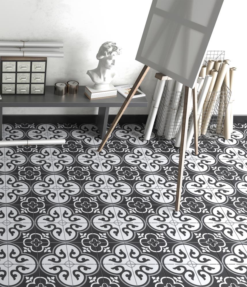 FLOORS 2000 VIOLA8X8BLACK Ceramic-Tile - View #4