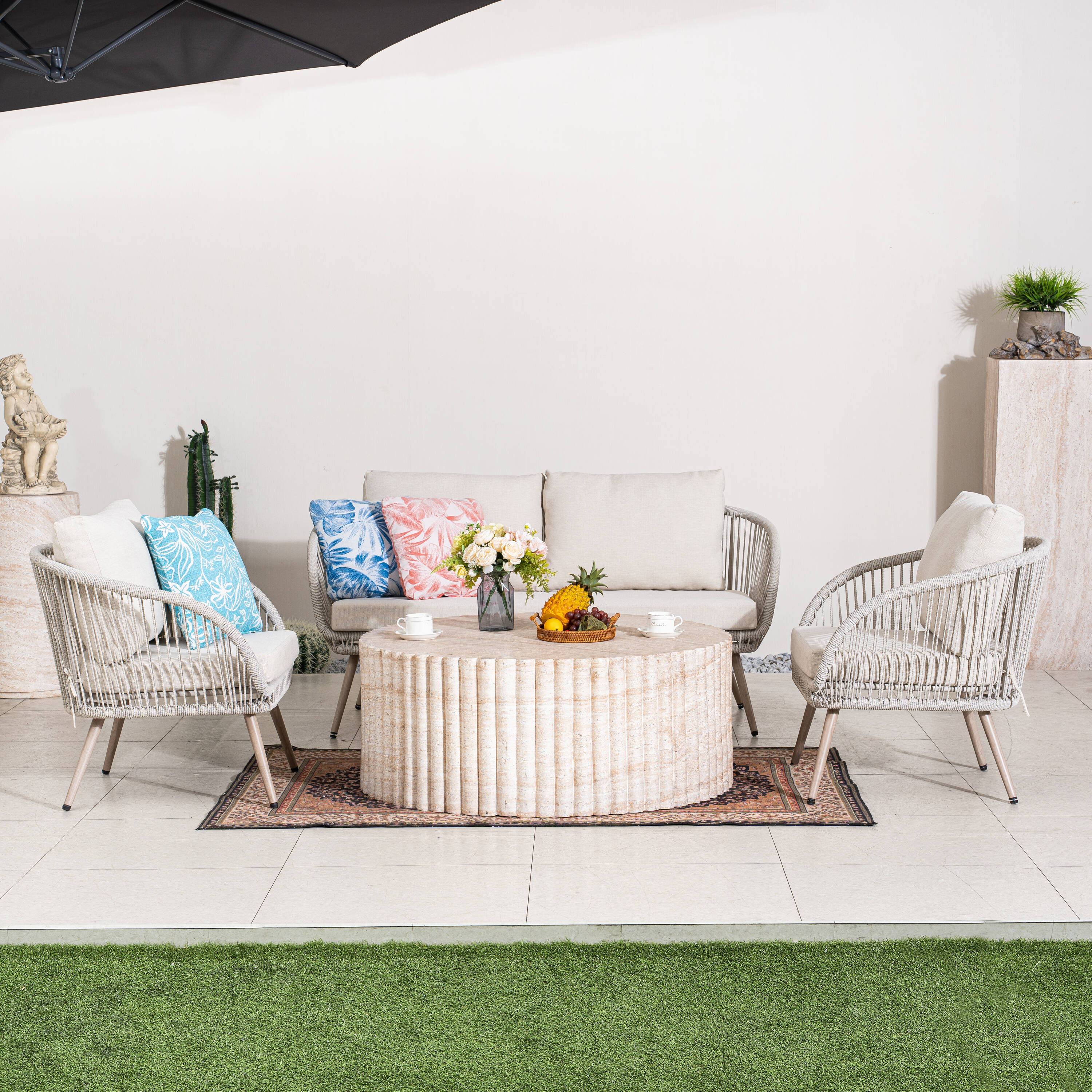 Direct Wicker DWS-2540&24934TA Patio-Conversation-Sets - View #9
