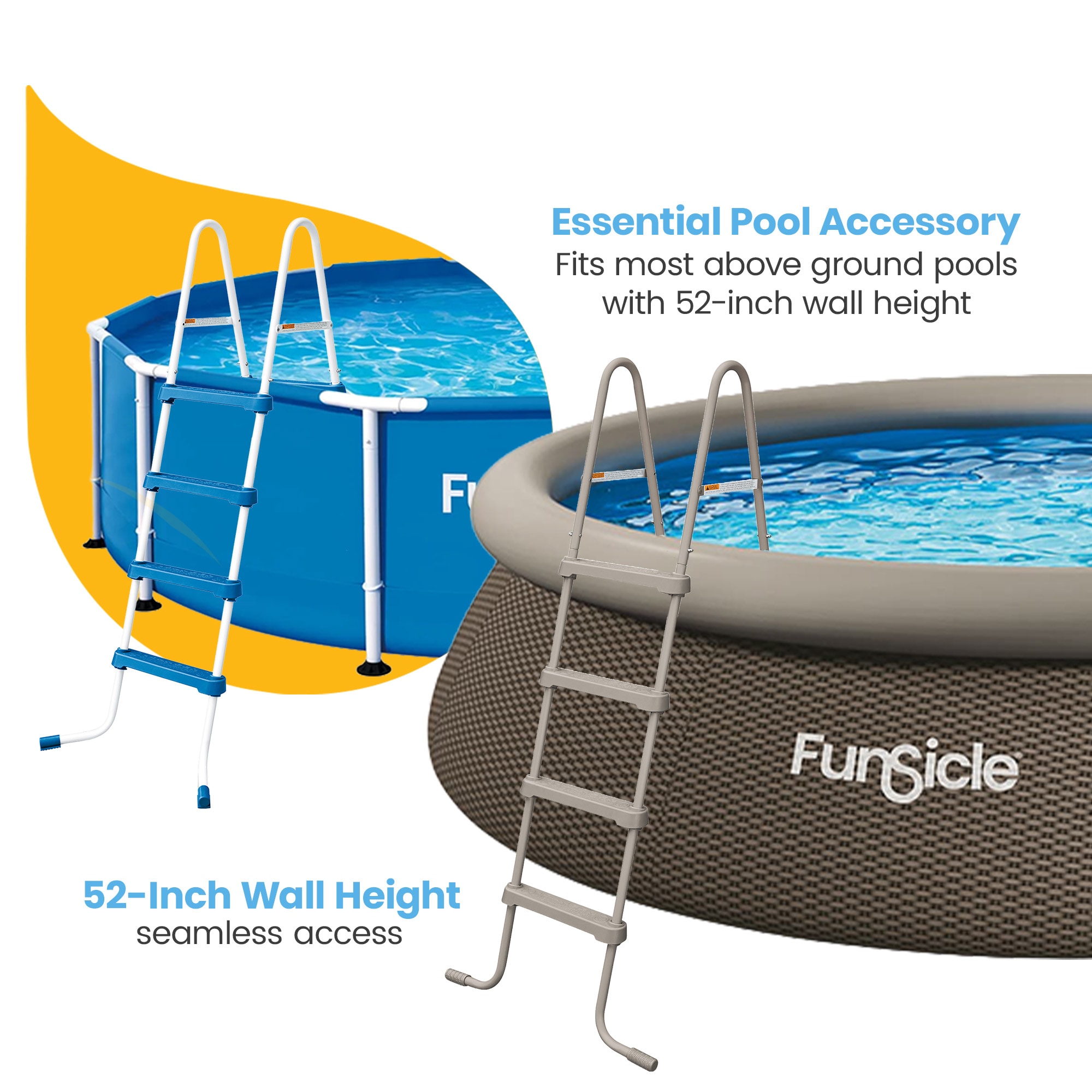 Funsicle P5452F000 Above-Ground-Pool-Lad-Steps - View #4